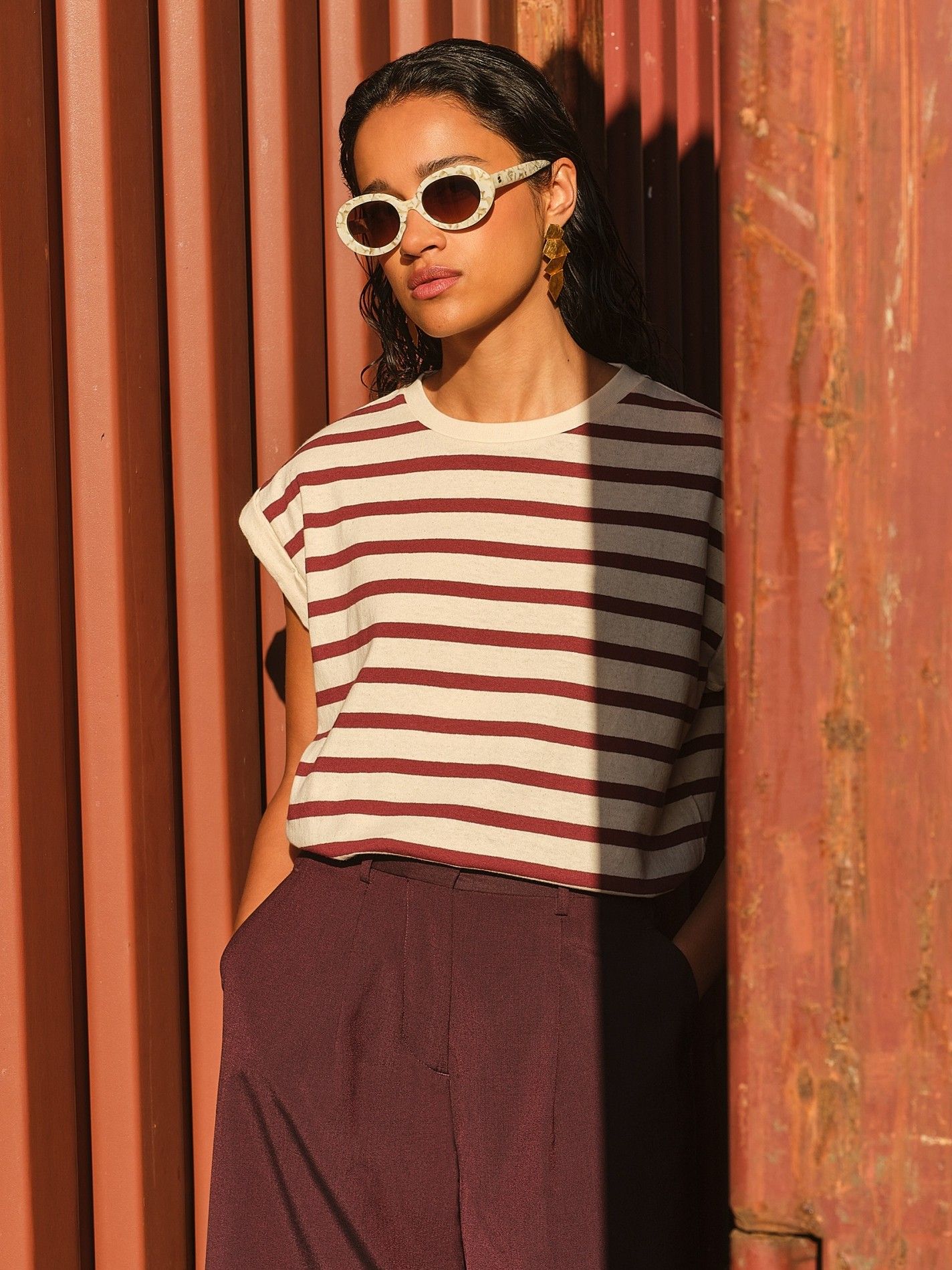 BY-BAR - SHIRT - Rood