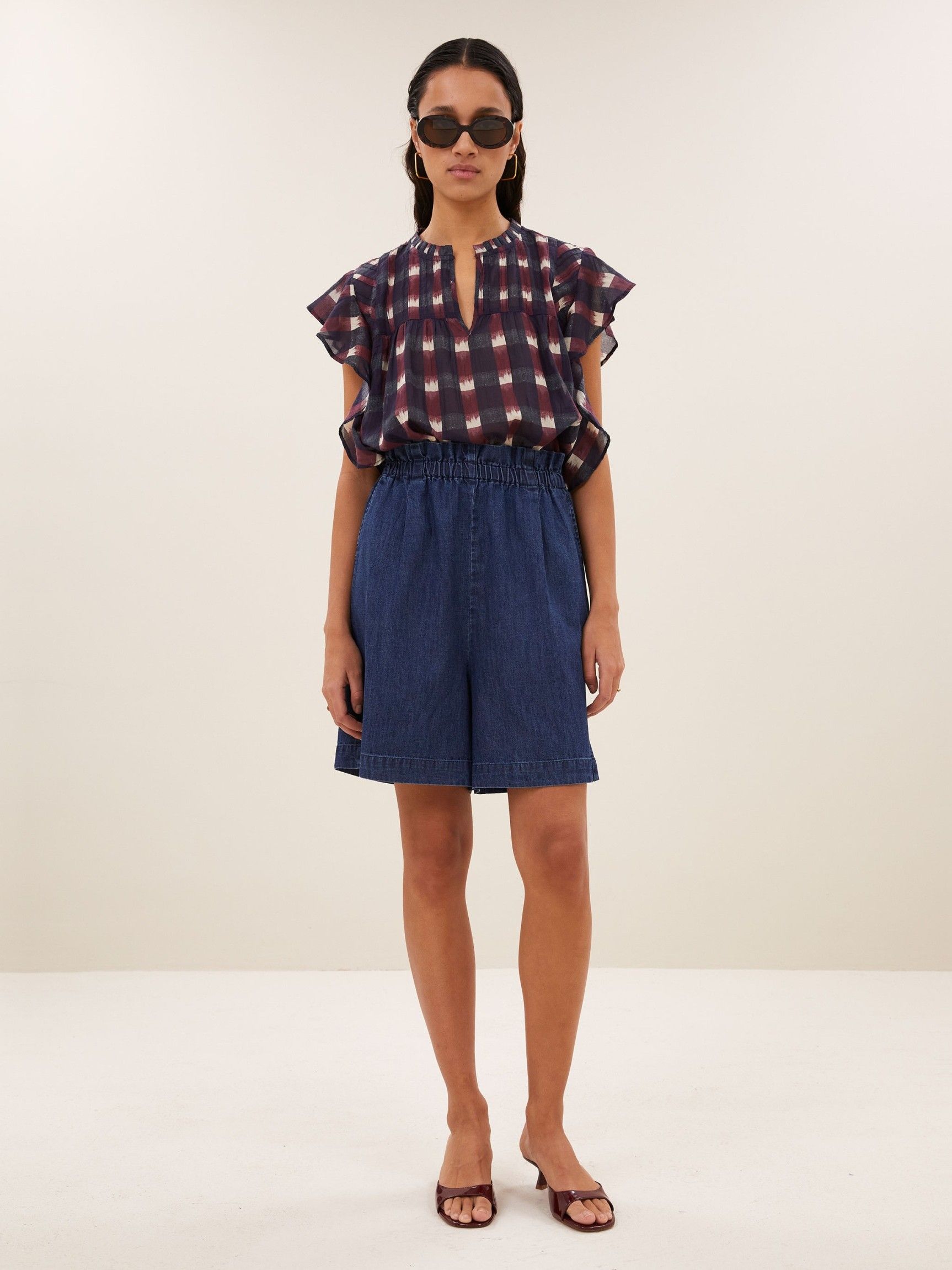 BY-BAR - BLOUSE - Rood