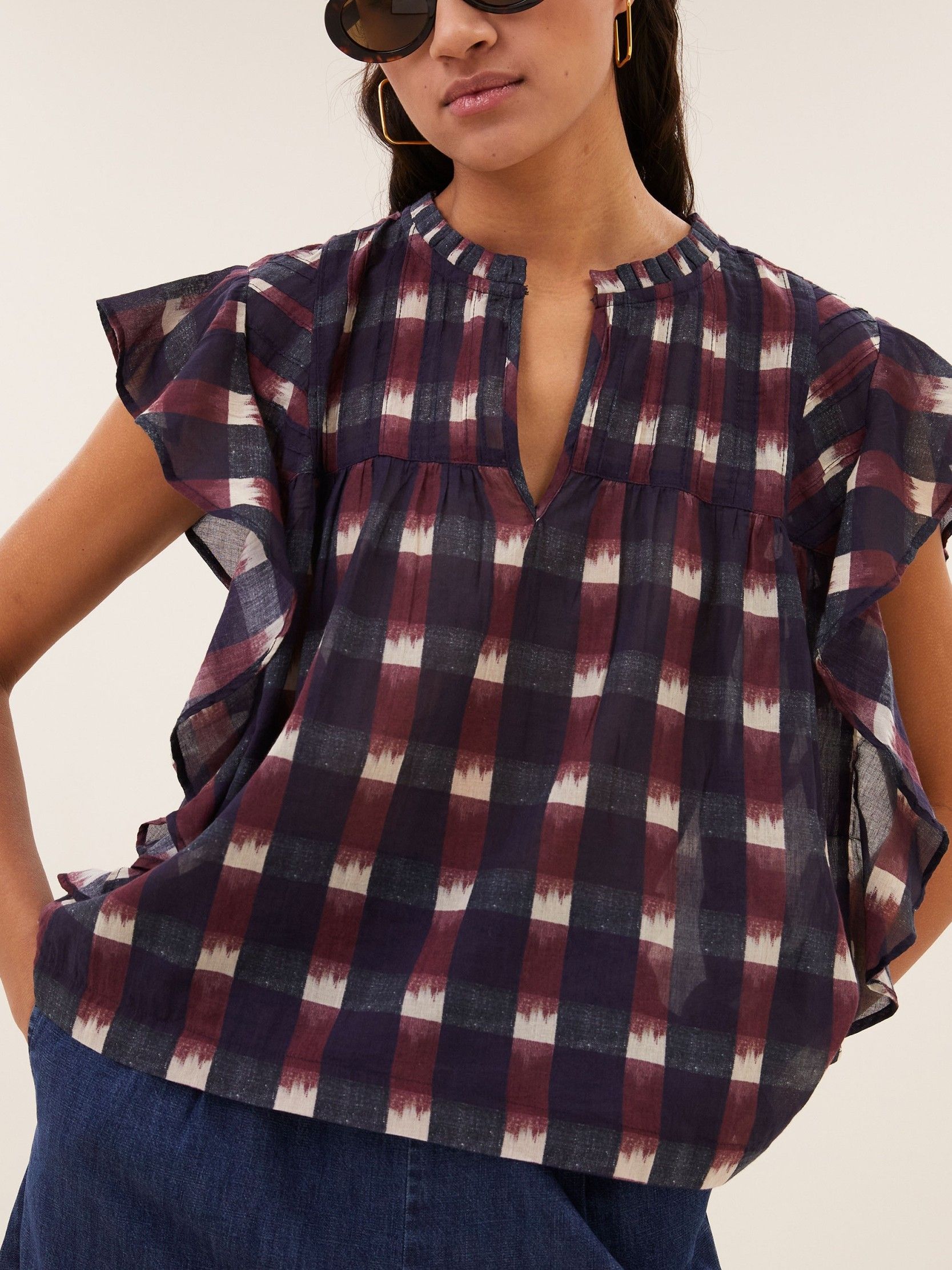 BY-BAR - BLOUSE - Rood