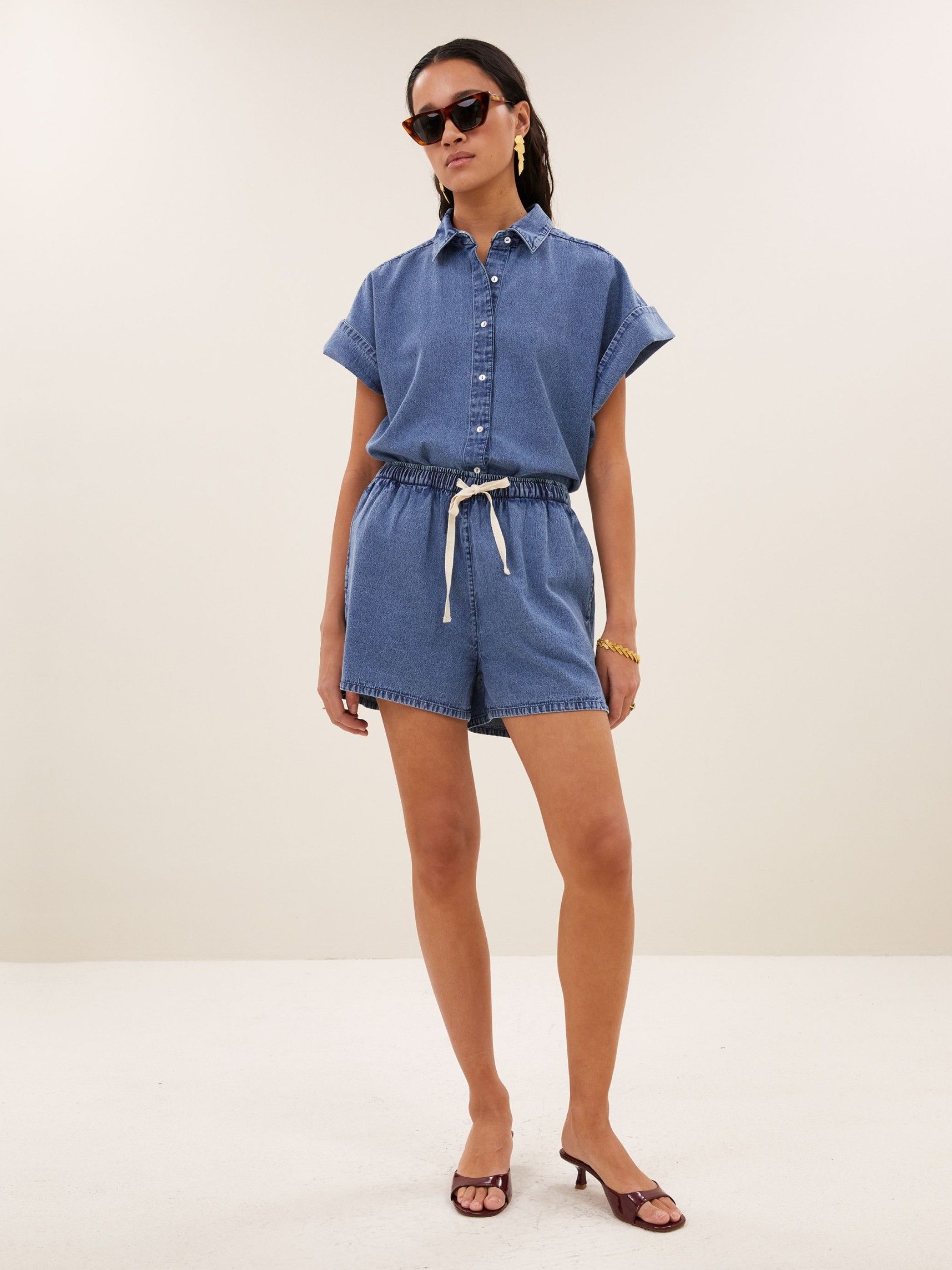 BY-BAR - BLOUSE - Blauw