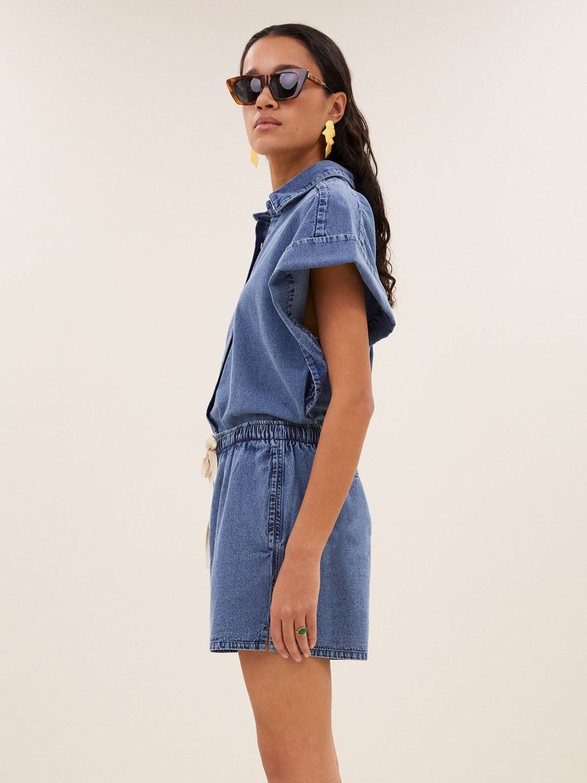 BY-BAR - BLOUSE - Blauw