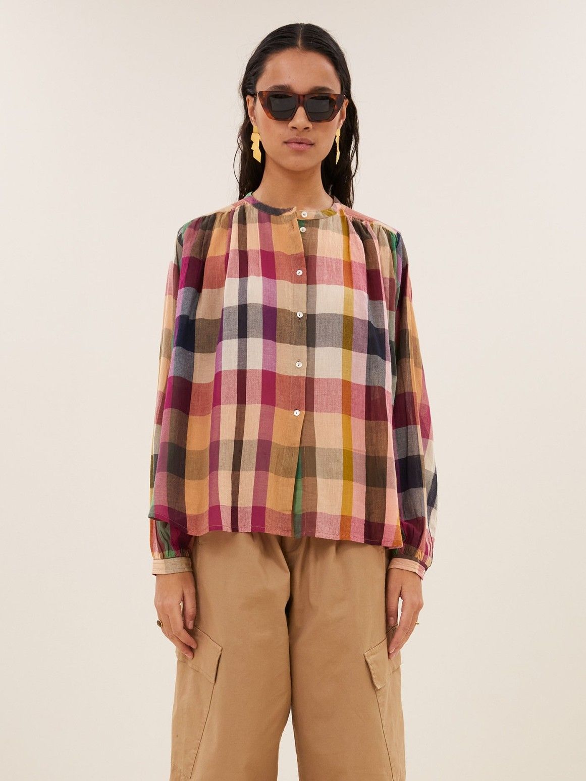 BY-BAR - BLOUSE - Beige