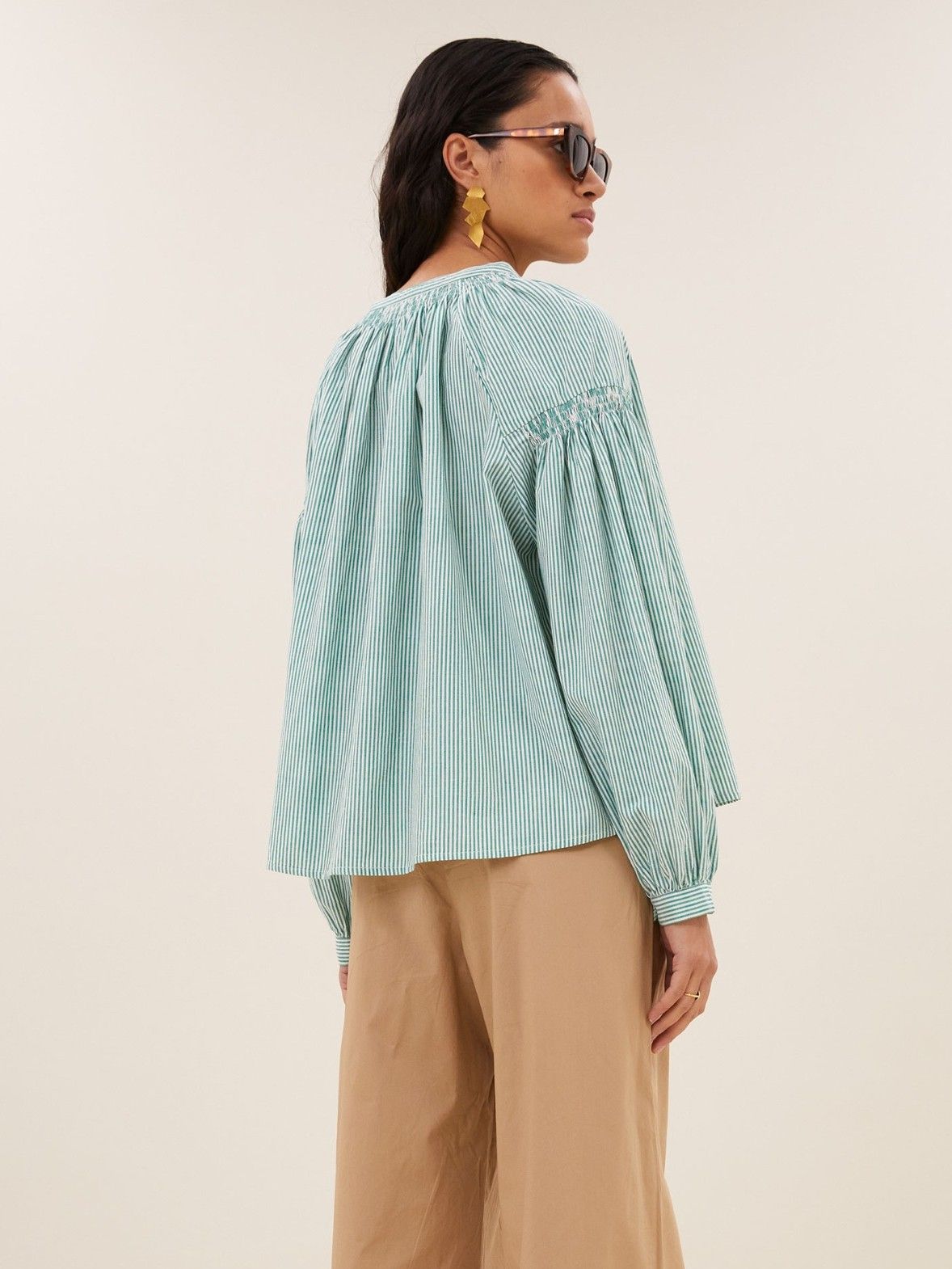 BY-BAR - BLOUSE - Groen