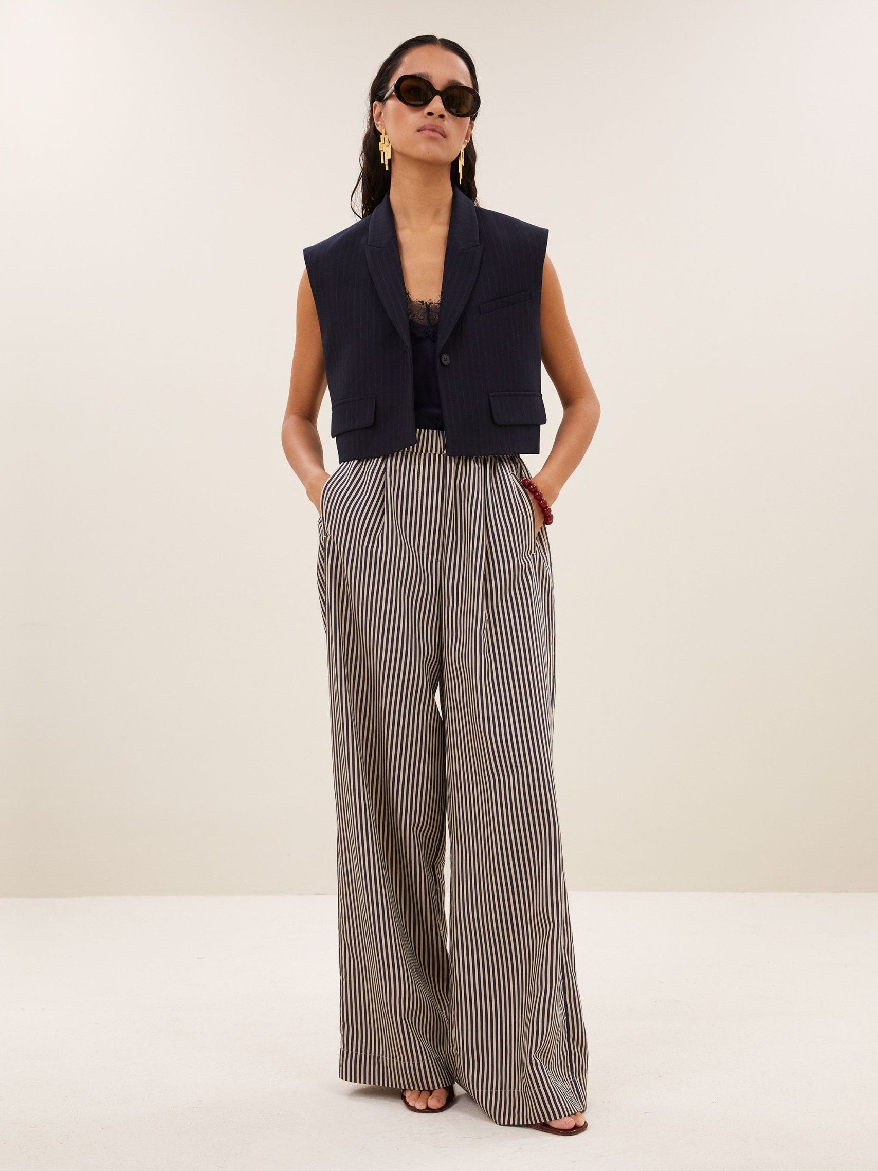BY-BAR - GILET - Blauw