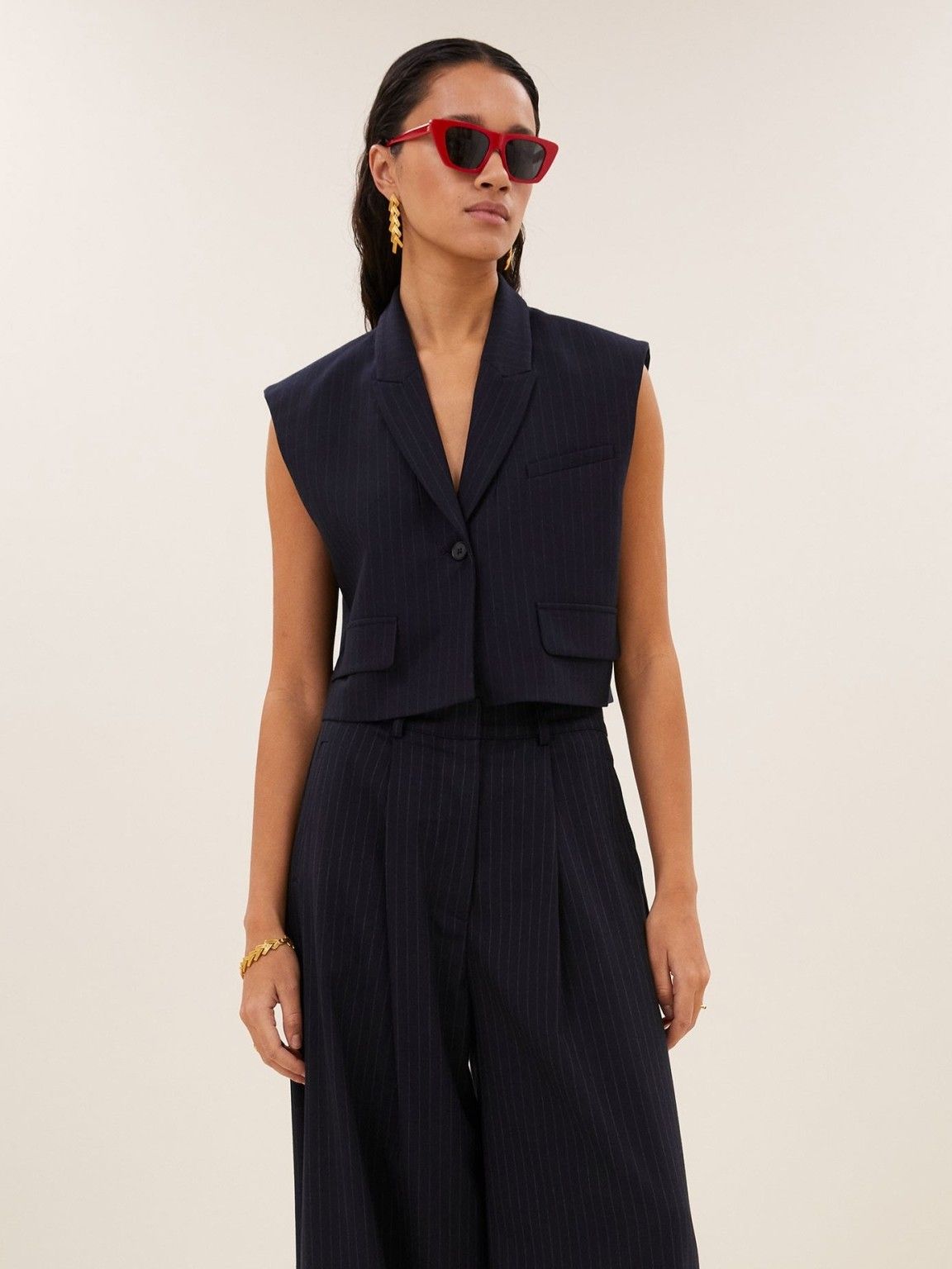 BY-BAR - GILET - Blauw