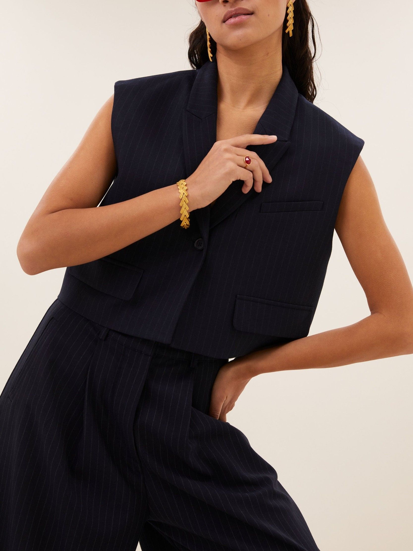 BY-BAR - GILET - Blauw