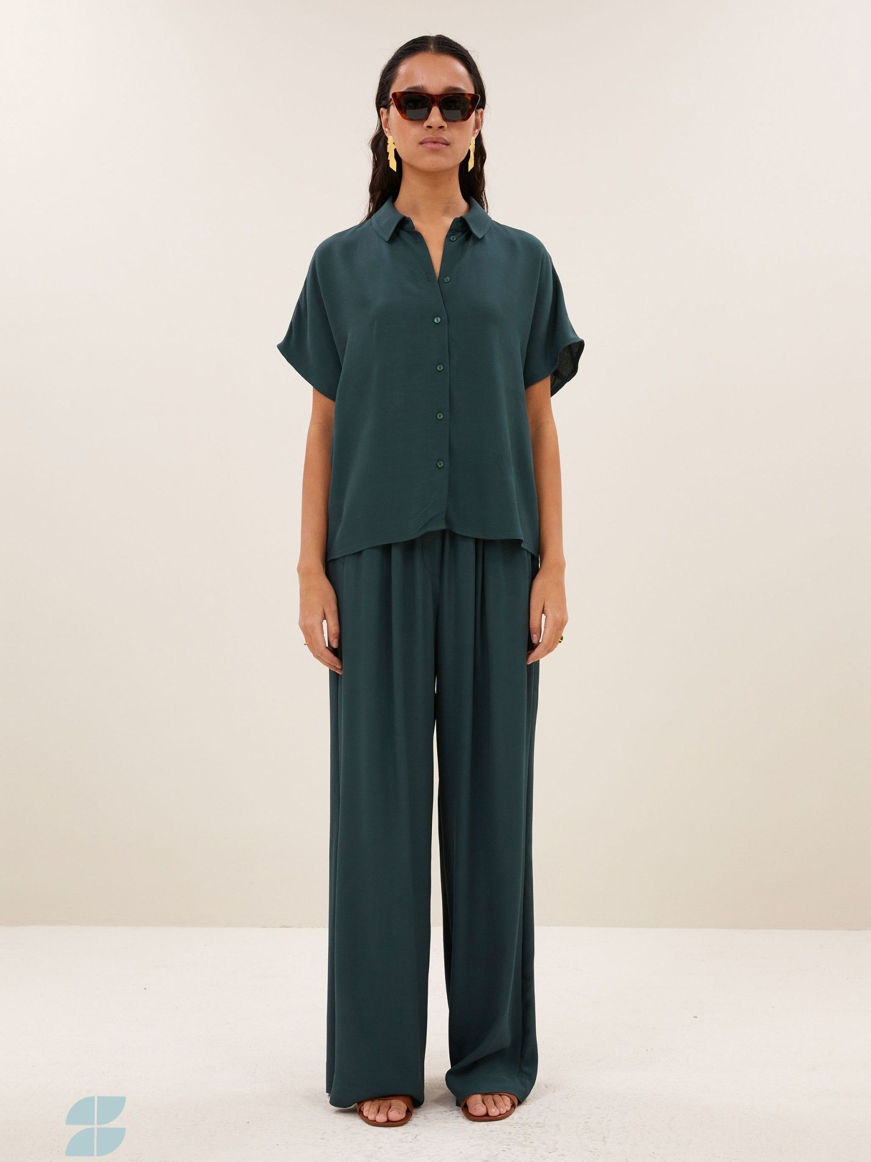 BY-BAR - BLOUSE - Groen