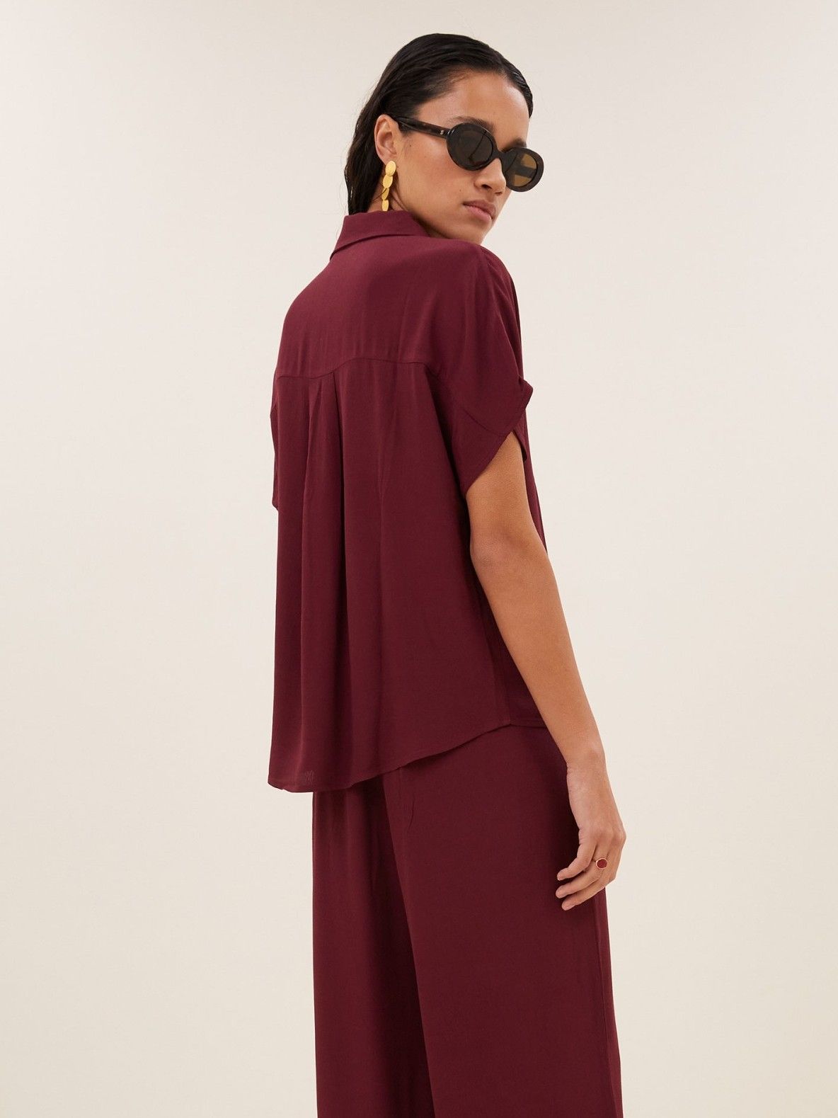 BY-BAR - BLOUSE - Rood