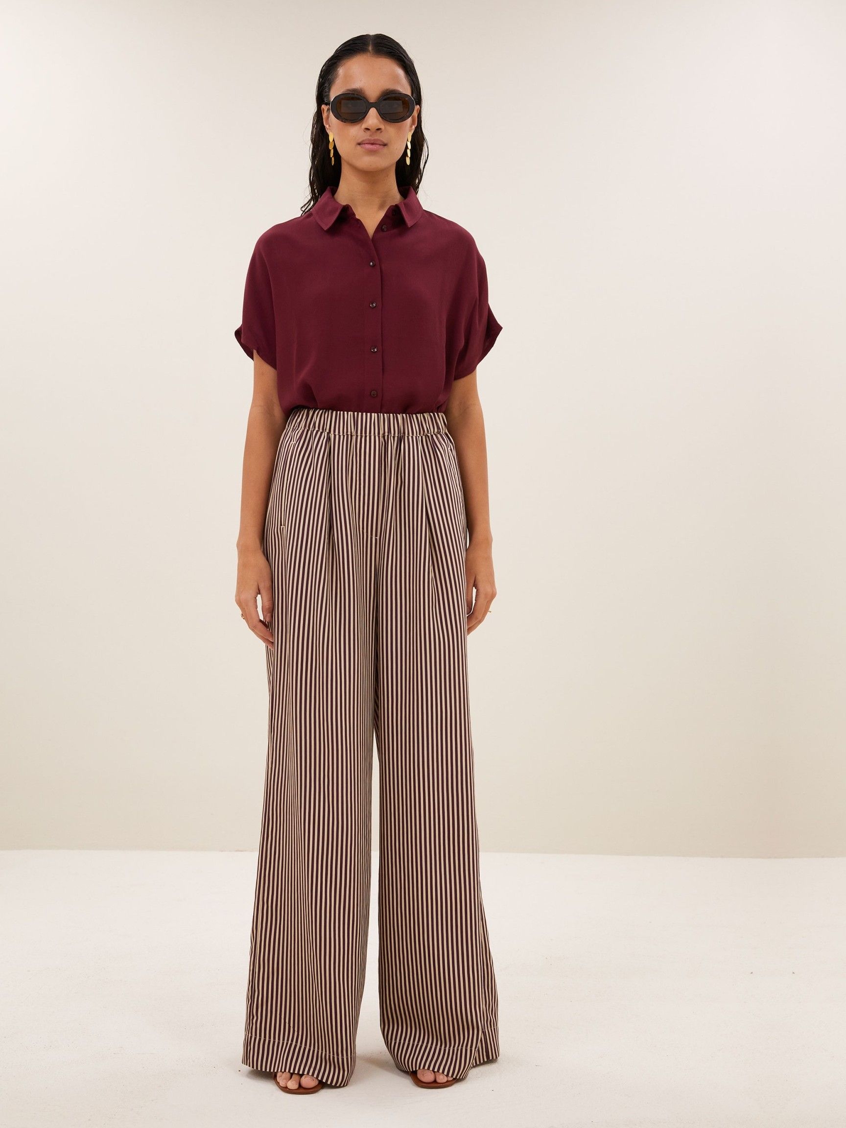 BY-BAR - BLOUSE - Rood