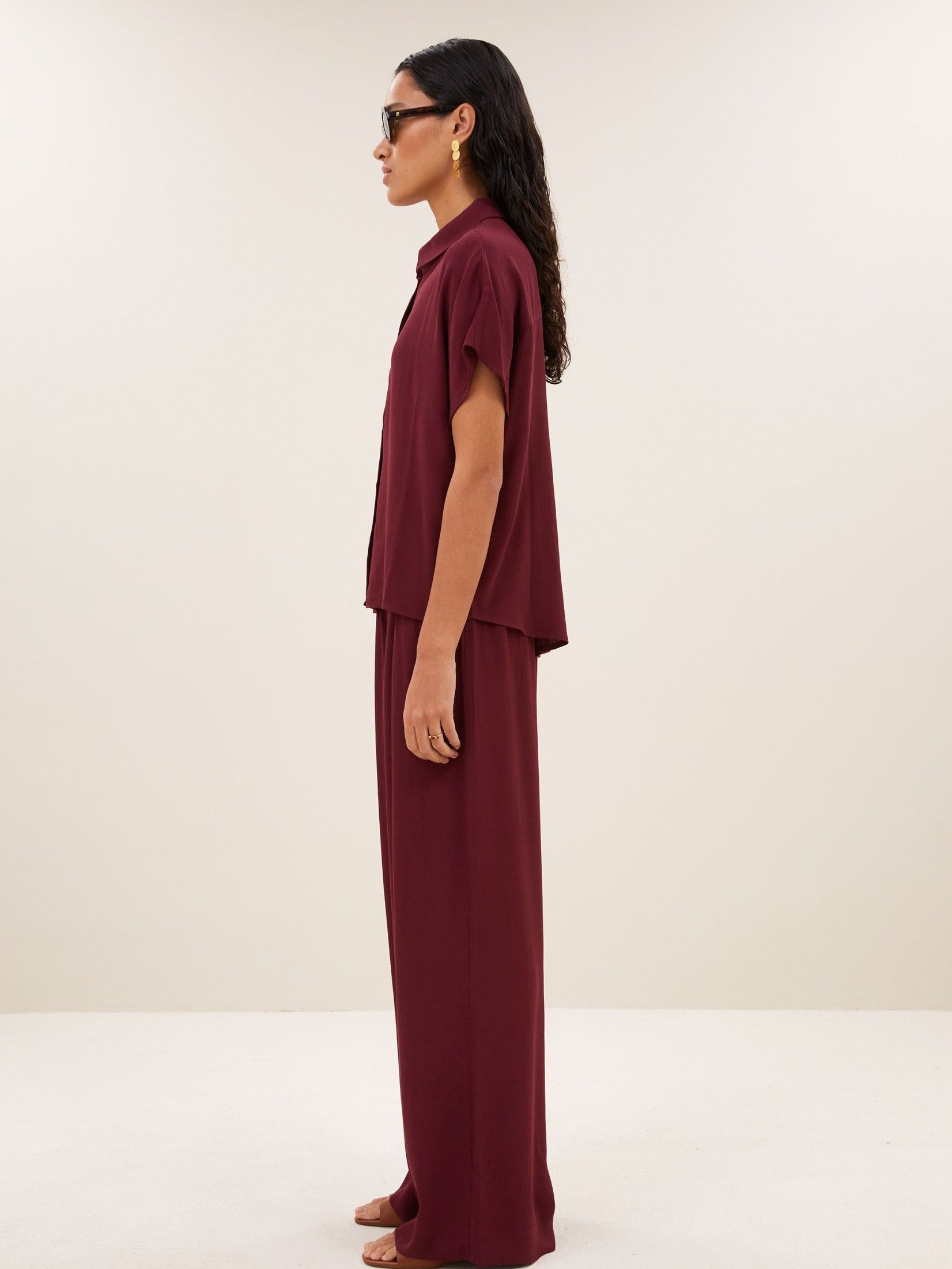 BY-BAR - BLOUSE - Rood
