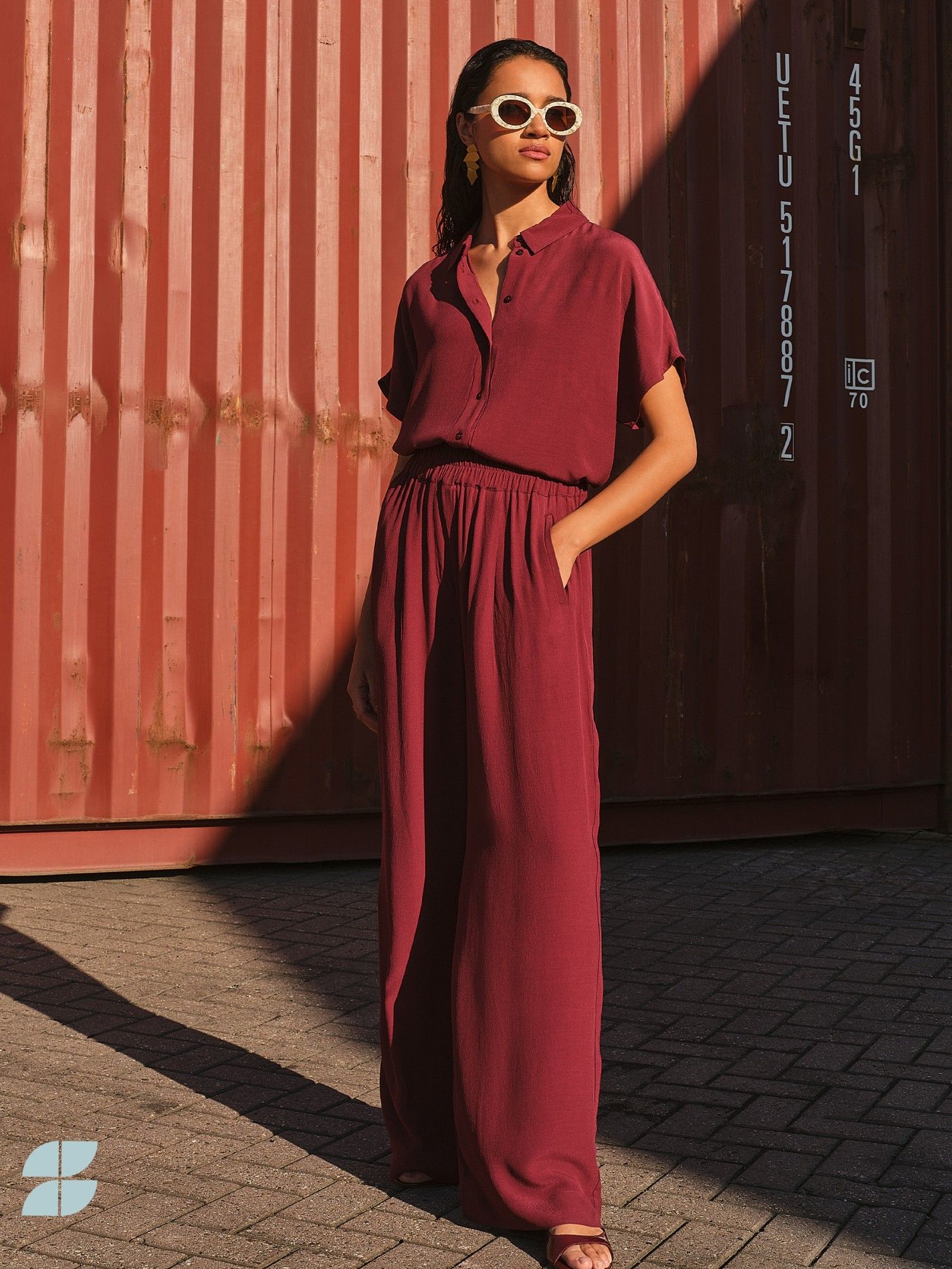 BY-BAR - BROEK - Rood