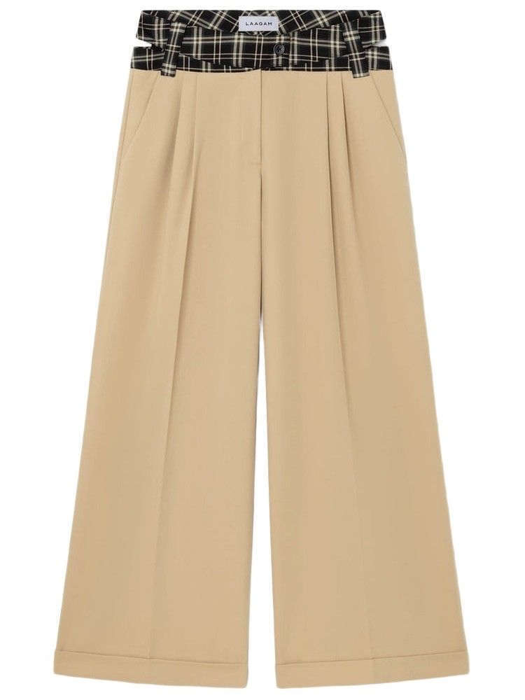 LAAGAM - BROEK - Beige