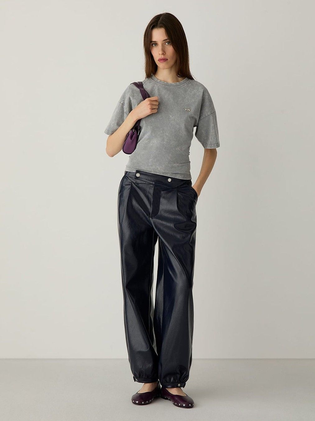LAAGAM - BROEK - Blauw