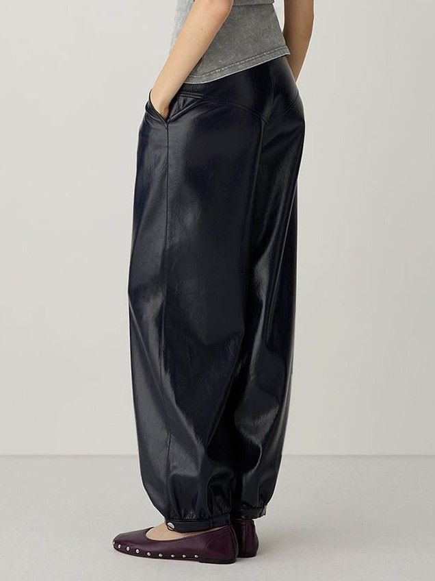 LAAGAM - BROEK - Blauw