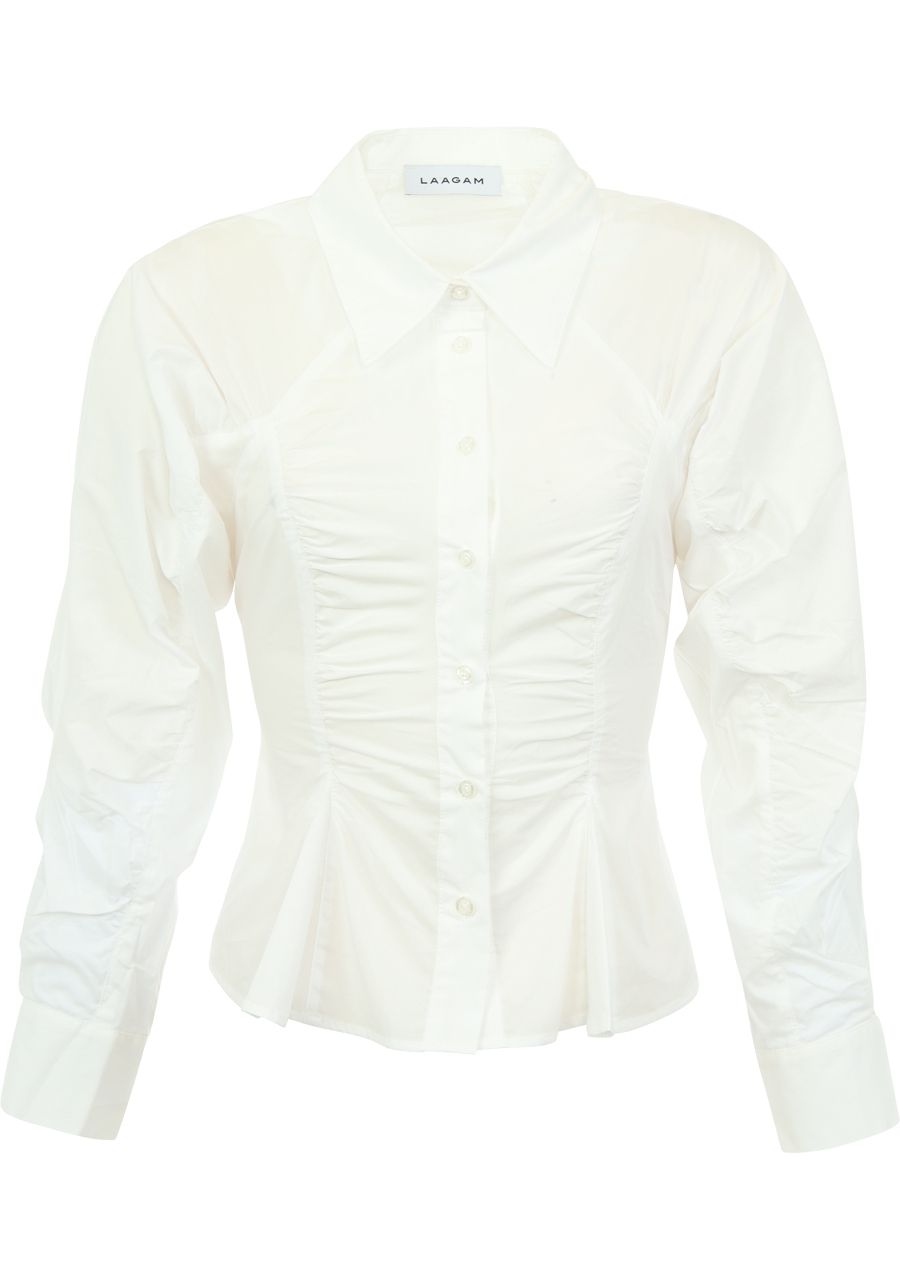 LAAGAM - BLOUSE - Wit