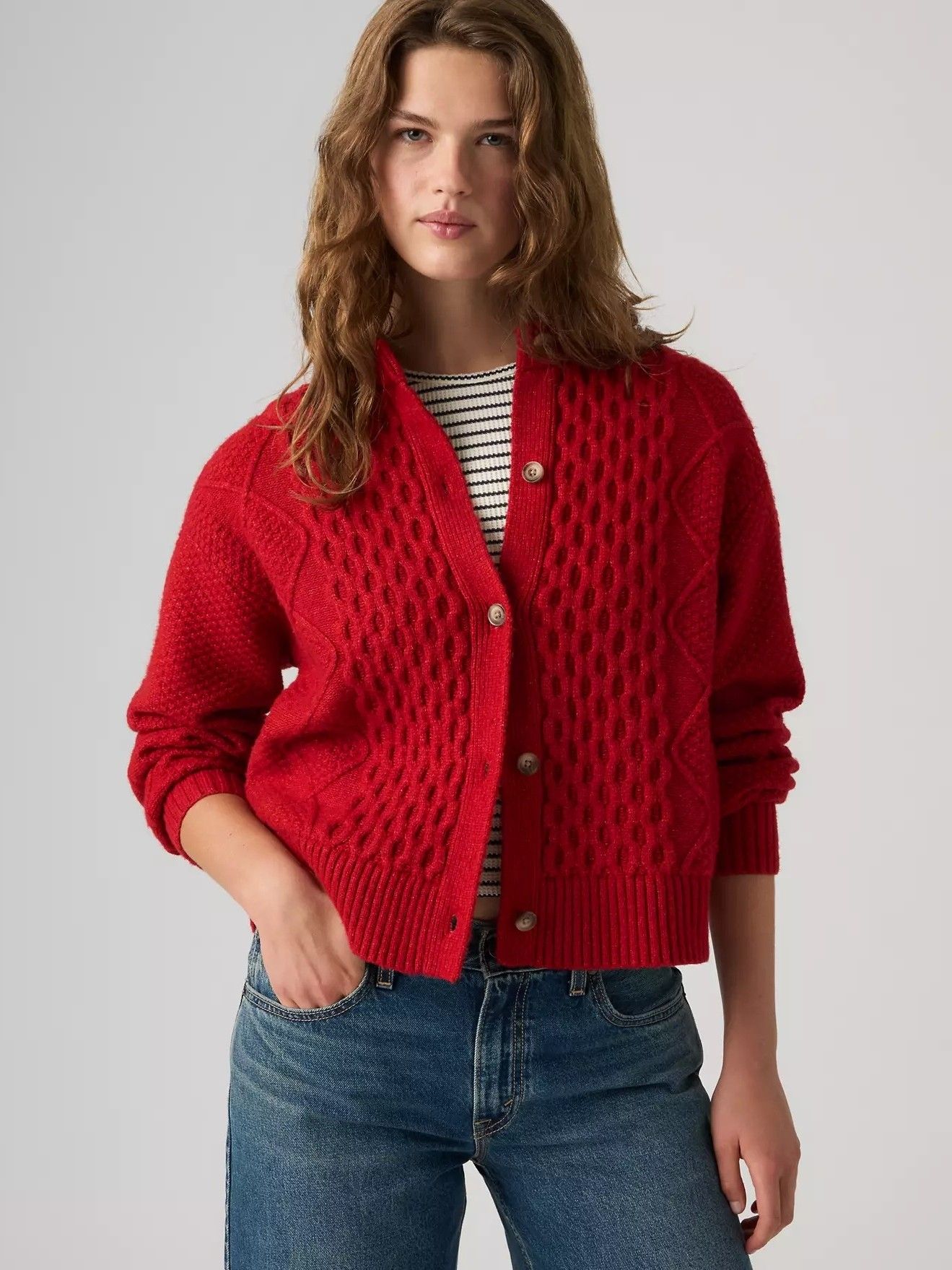 LEVI'S - VEST - Rood