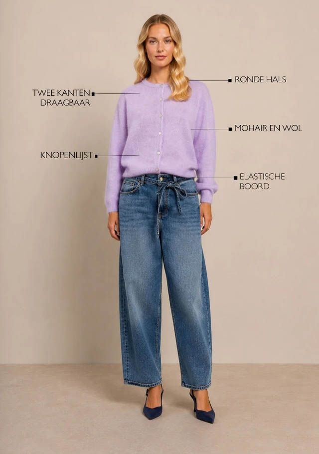 STUDIO ANNELOES - VEST - Paars