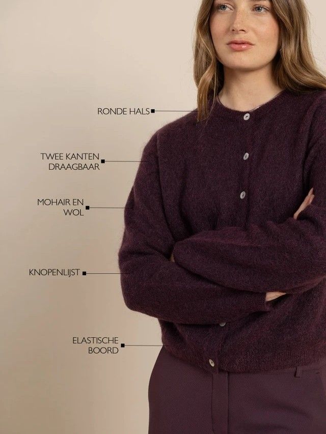 STUDIO ANNELOES - VEST - Paars