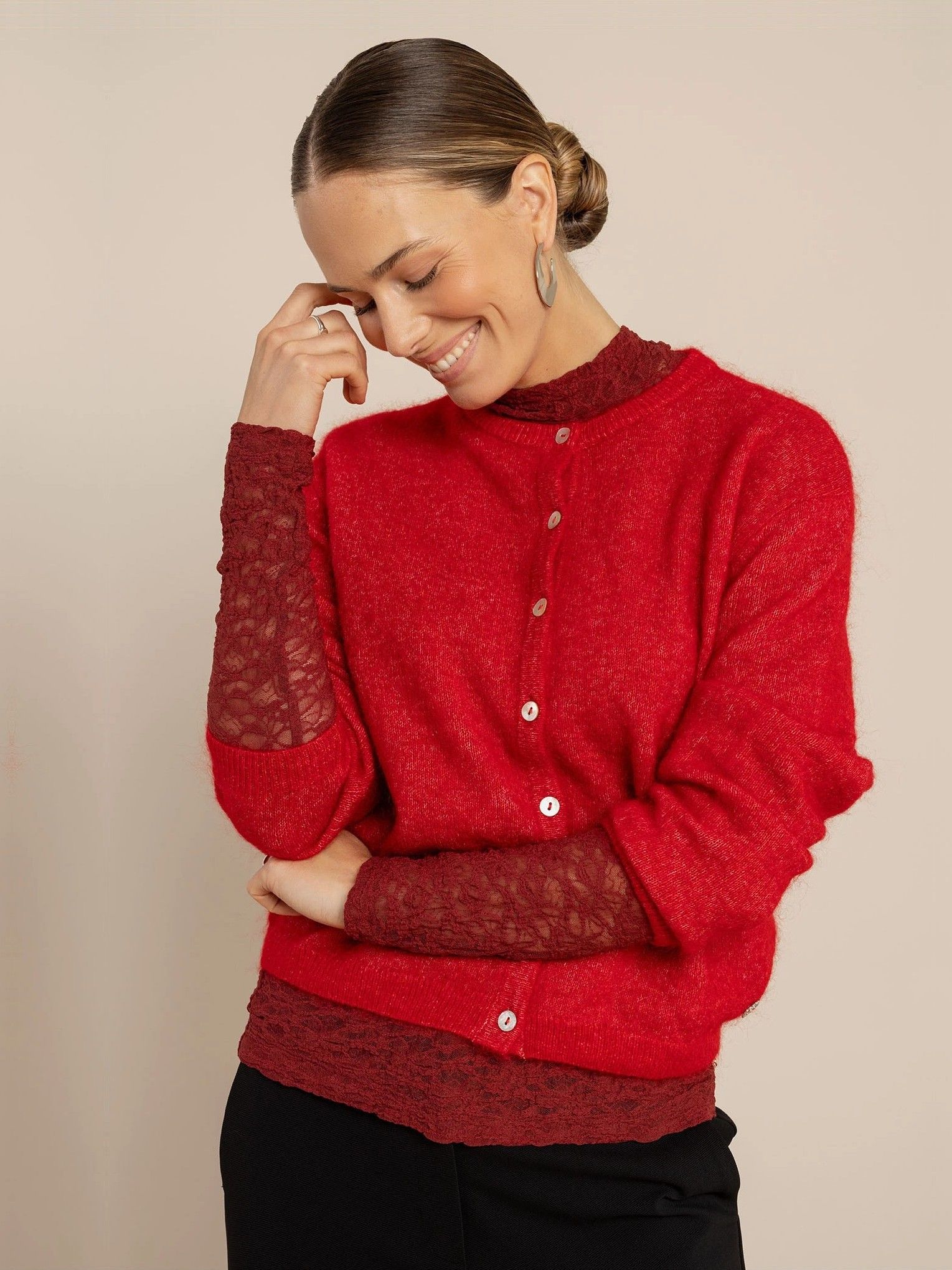 STUDIO ANNELOES - VEST - Rood