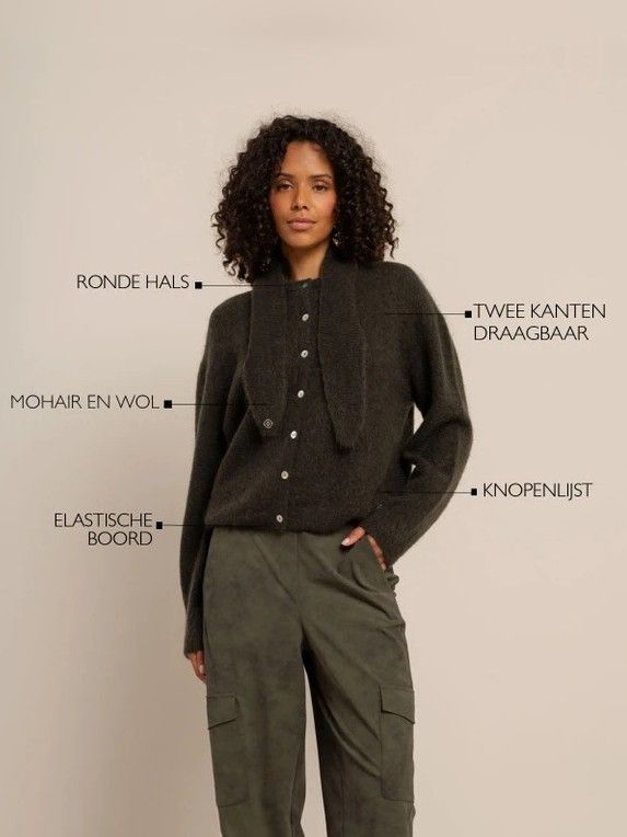 STUDIO ANNELOES - VEST - Groen