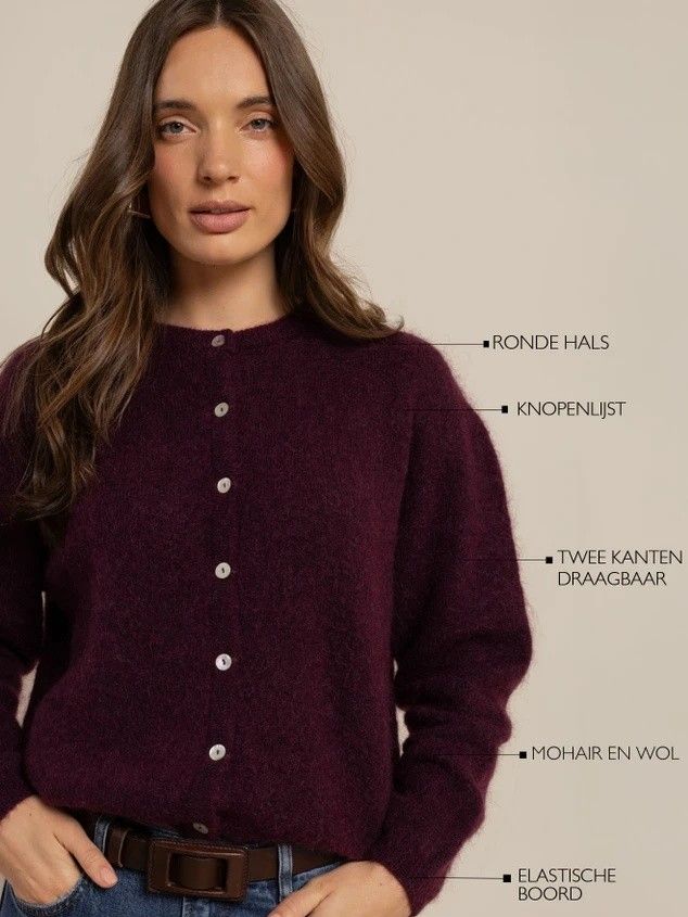 STUDIO ANNELOES - VEST - Paars