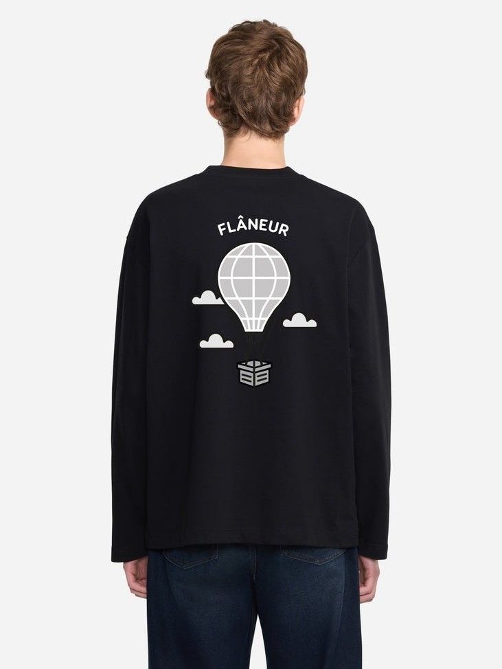FLANEUR - TSHIRT - Zwart