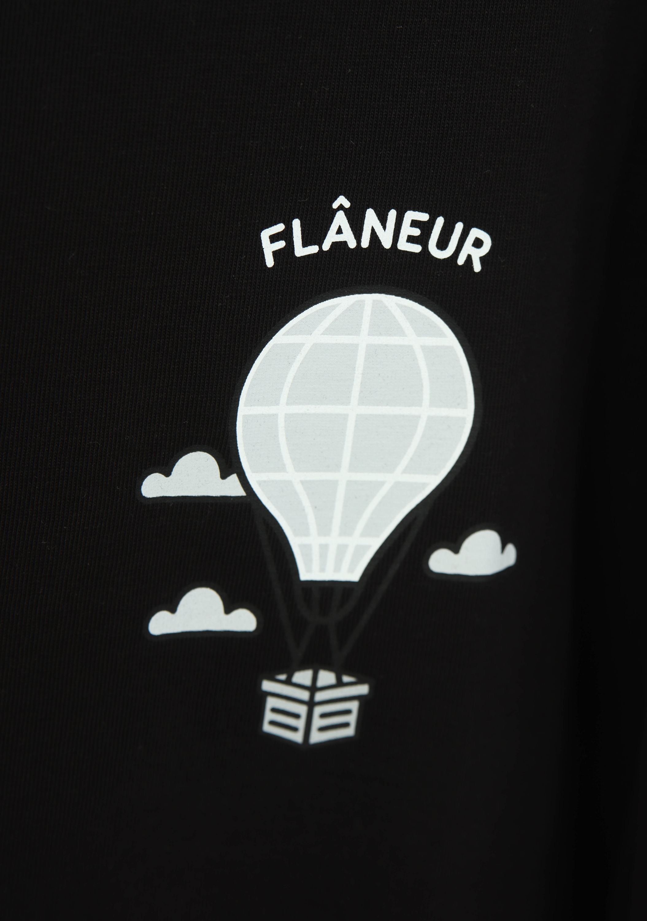 FLANEUR - TSHIRT - Zwart