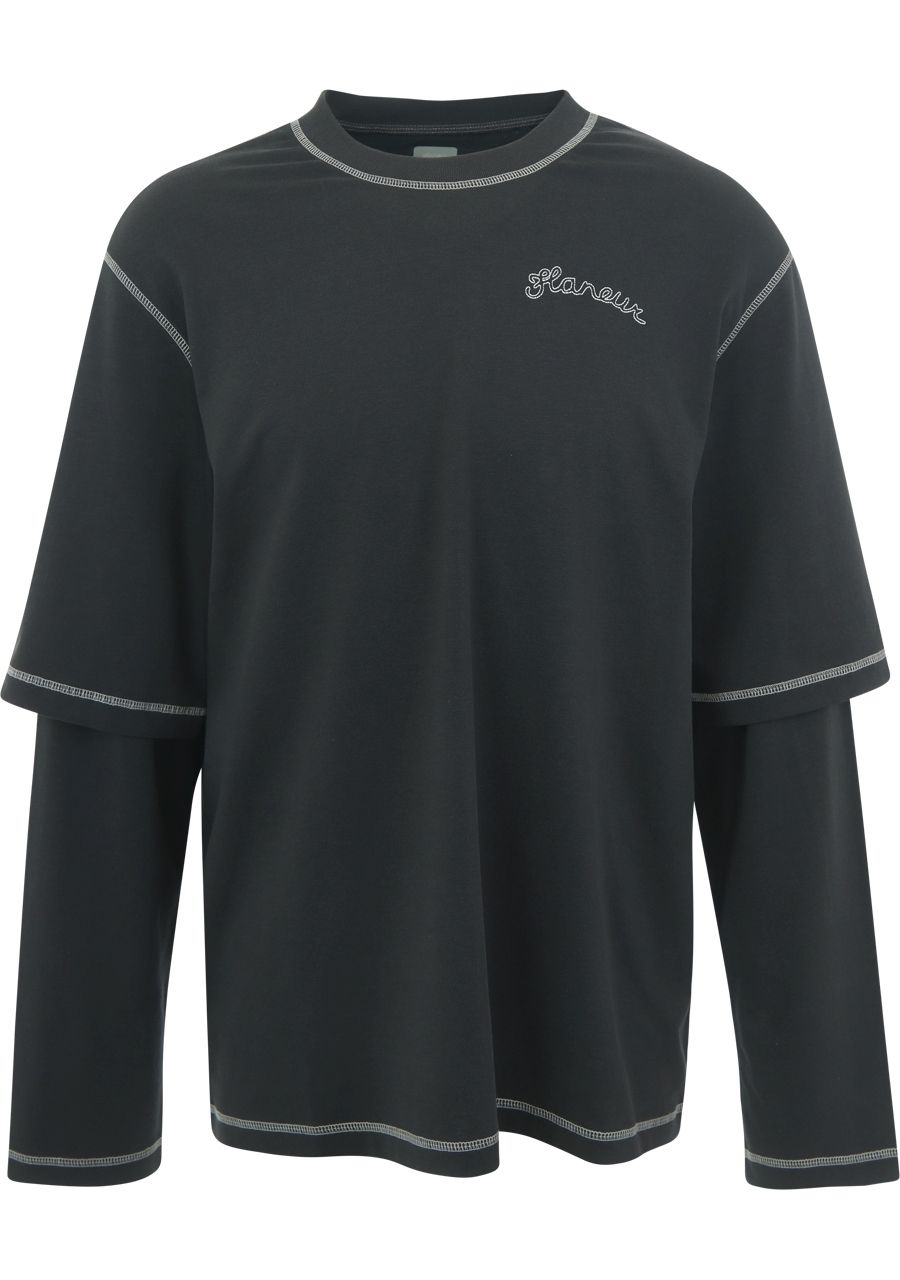 FLANEUR - TSHIRT - Zwart