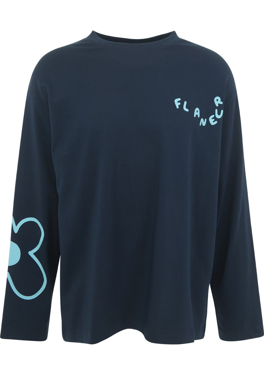 FLANEUR - TSHIRT - Blauw