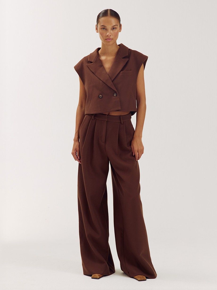 HARPER & YVE - BROEK - Bruin