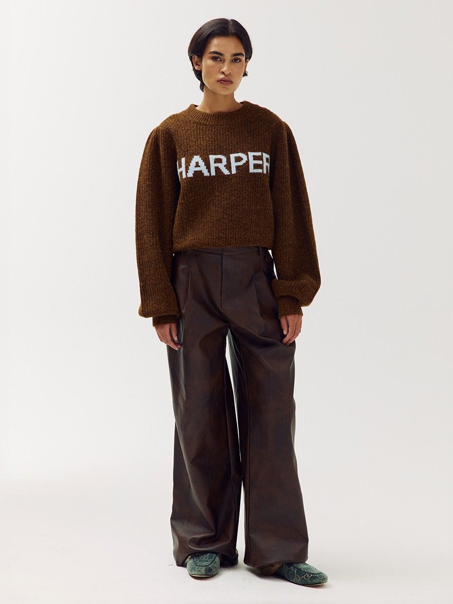 HARPER & YVE - BROEK - Bruin