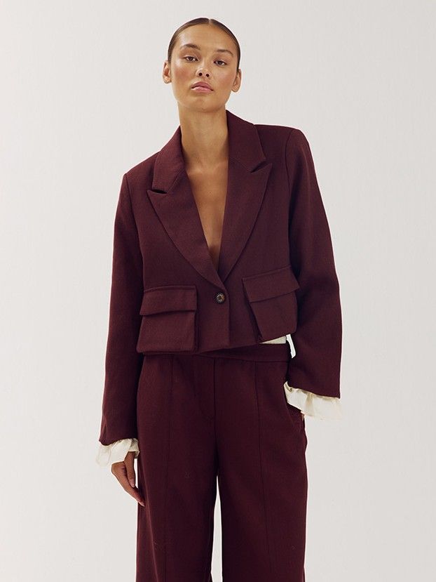 HARPER & YVE - BLAZER - Rood
