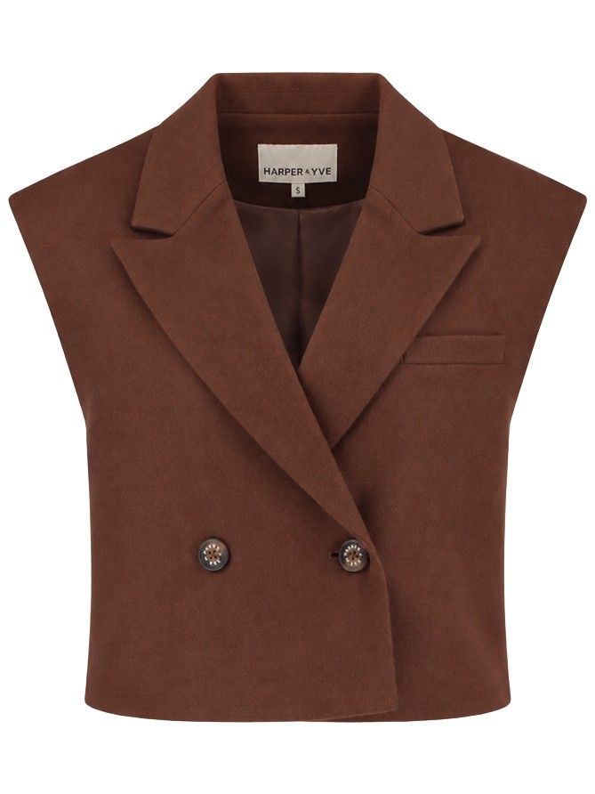 HARPER & YVE - GILET - Bruin
