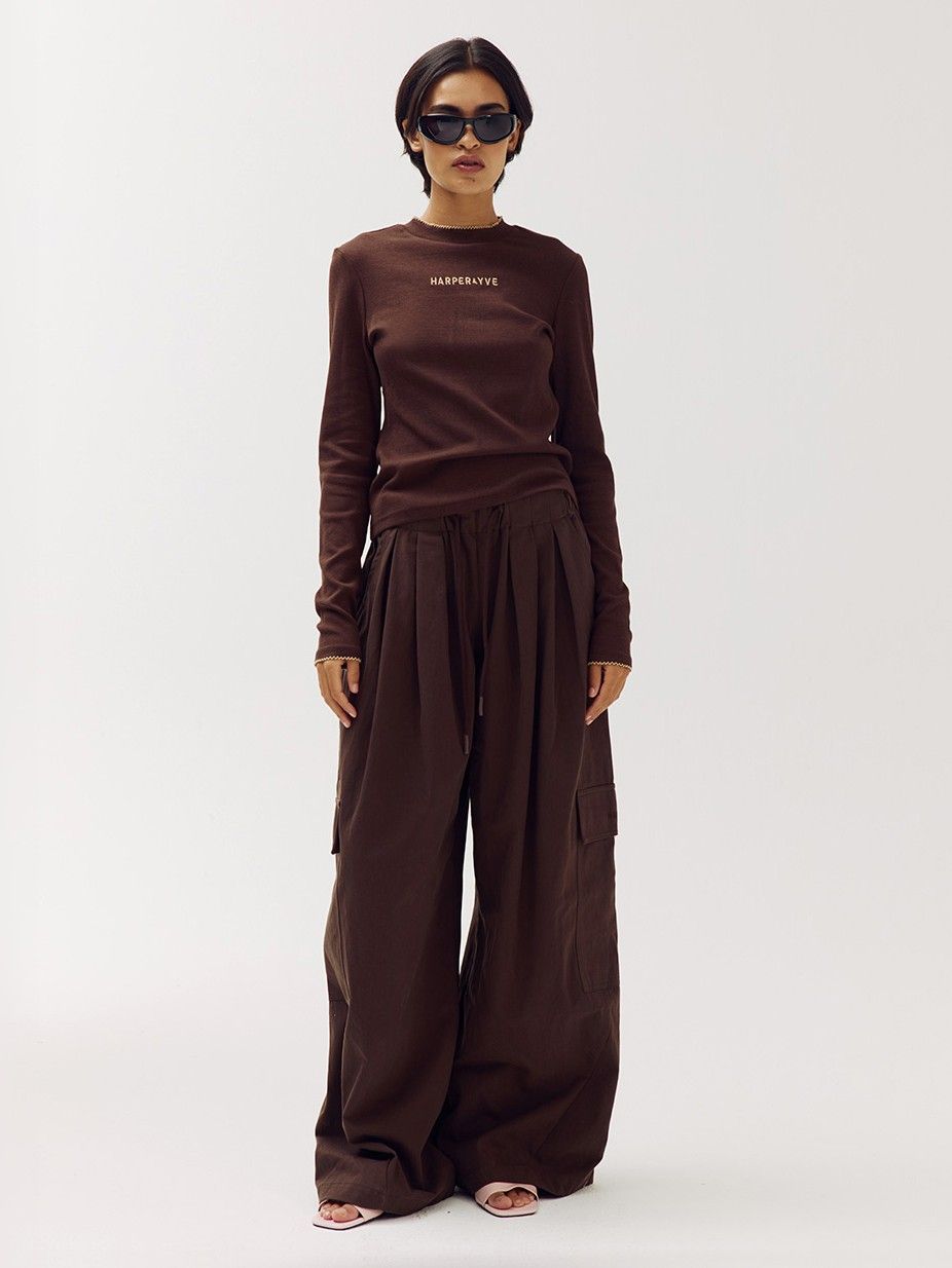 HARPER & YVE - BROEK - Bruin
