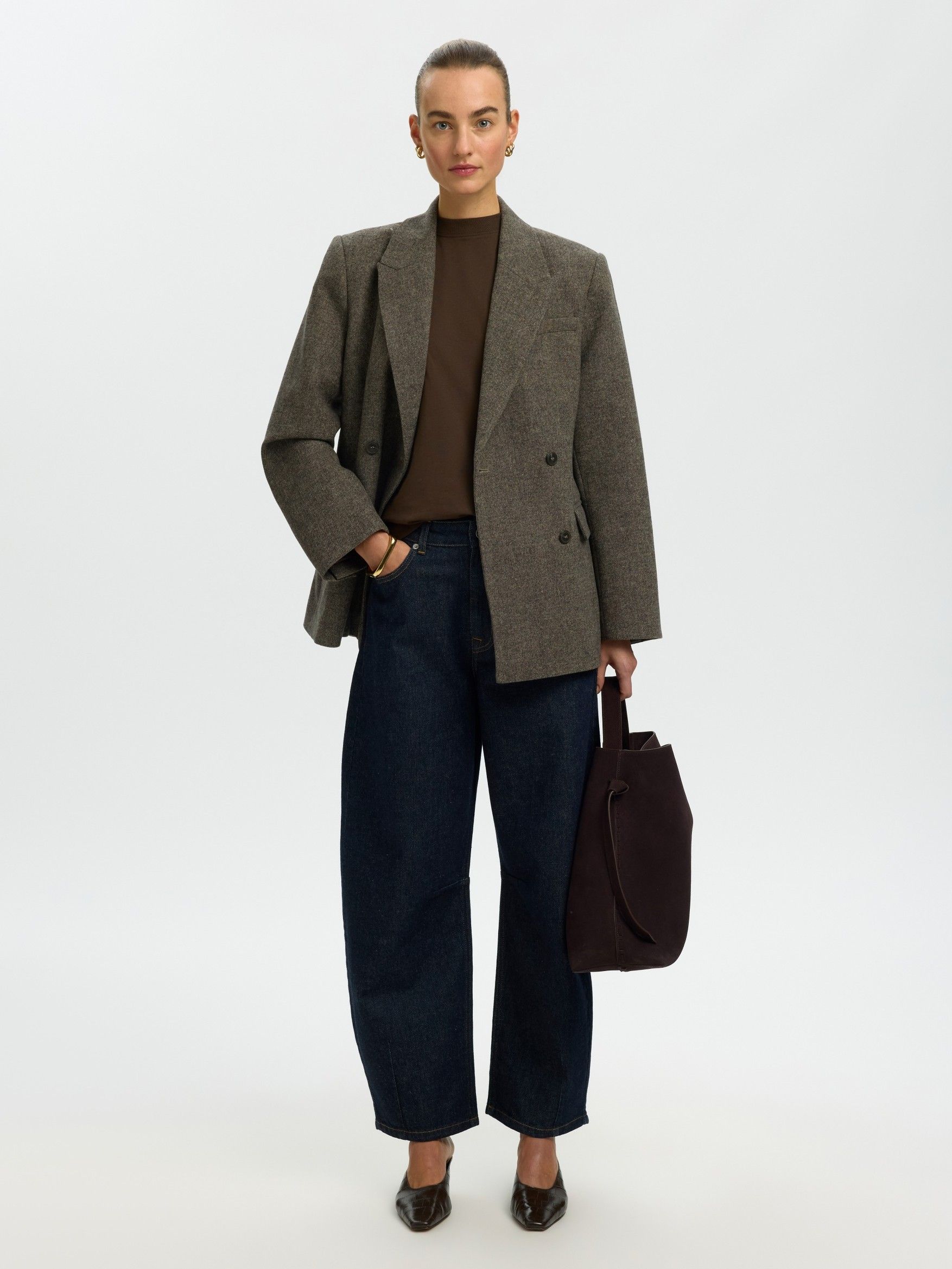 SELECTED FEMME - SHIRT - Bruin