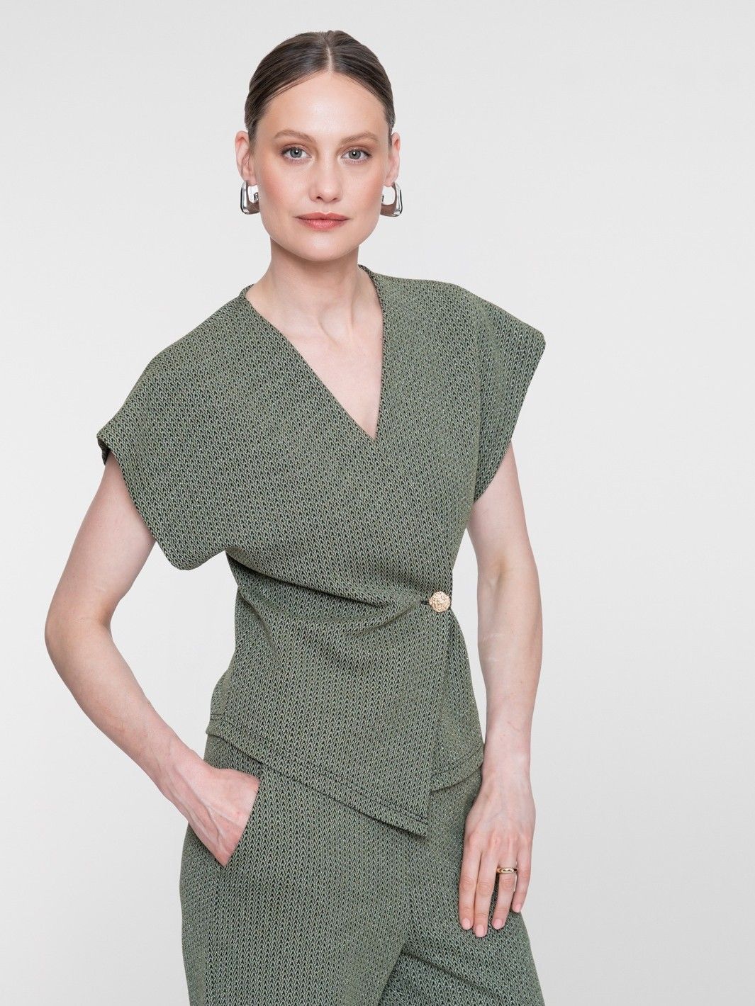 GEISHA - SHIRT - Groen