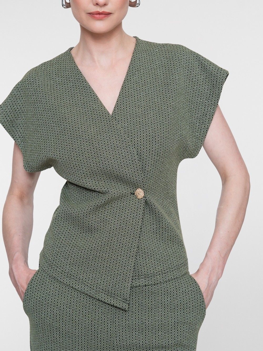 GEISHA - SHIRT - Groen