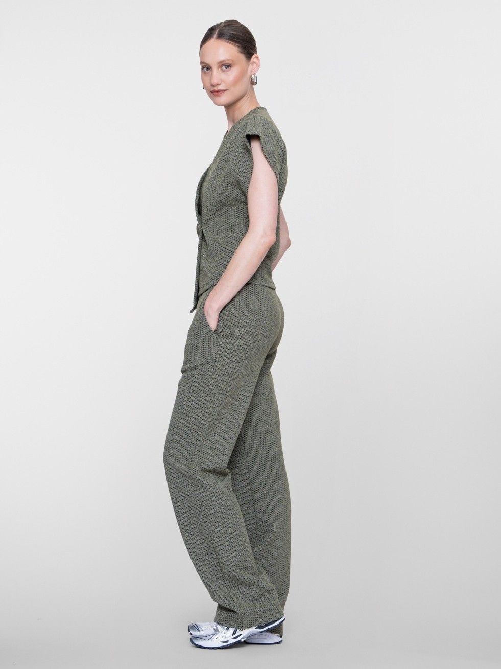 GEISHA - BROEK - Groen