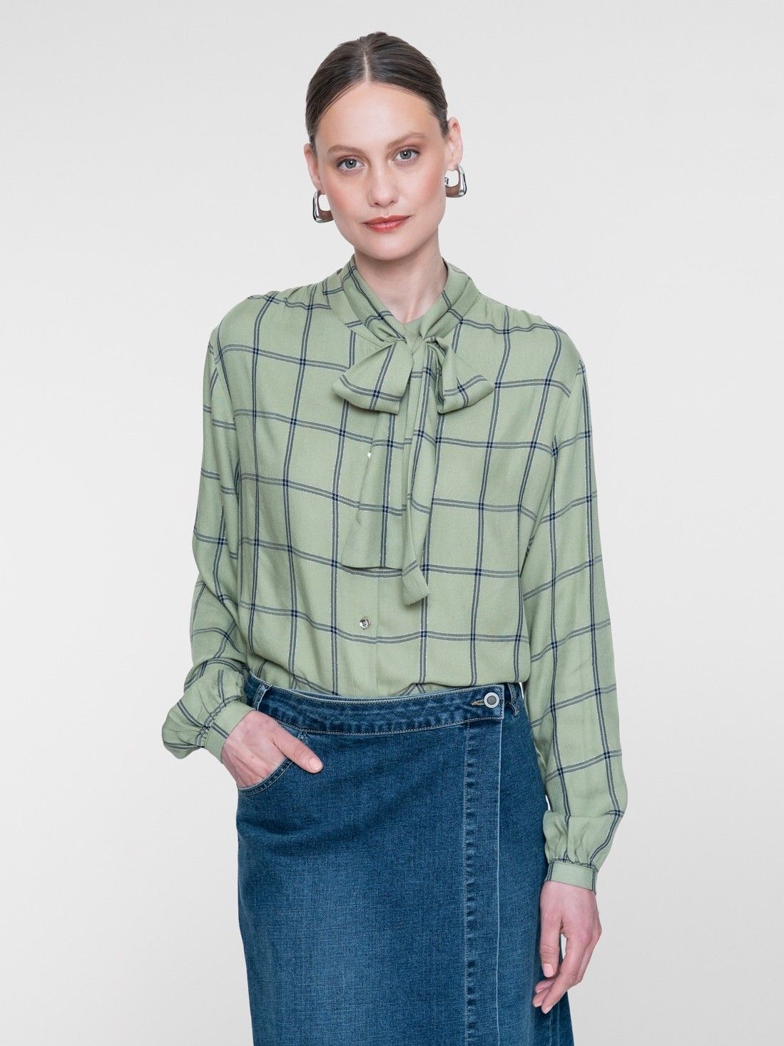 GEISHA - BLOUSE - Groen