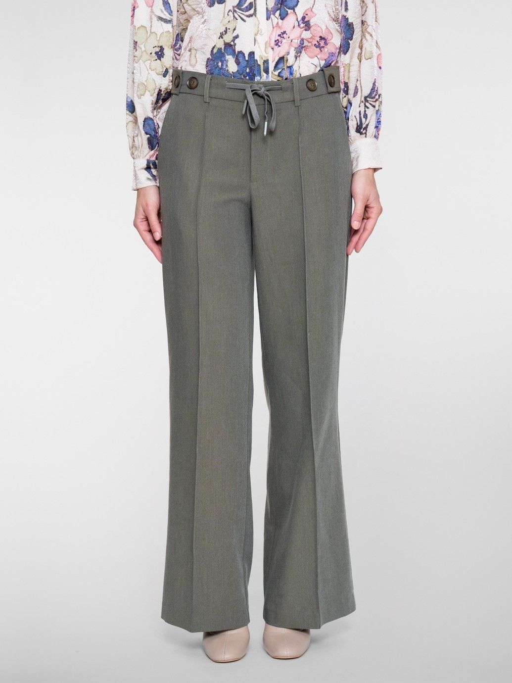 GEISHA - BROEK - Groen