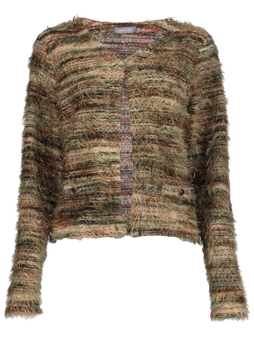 GEISHA - VEST - Bruin