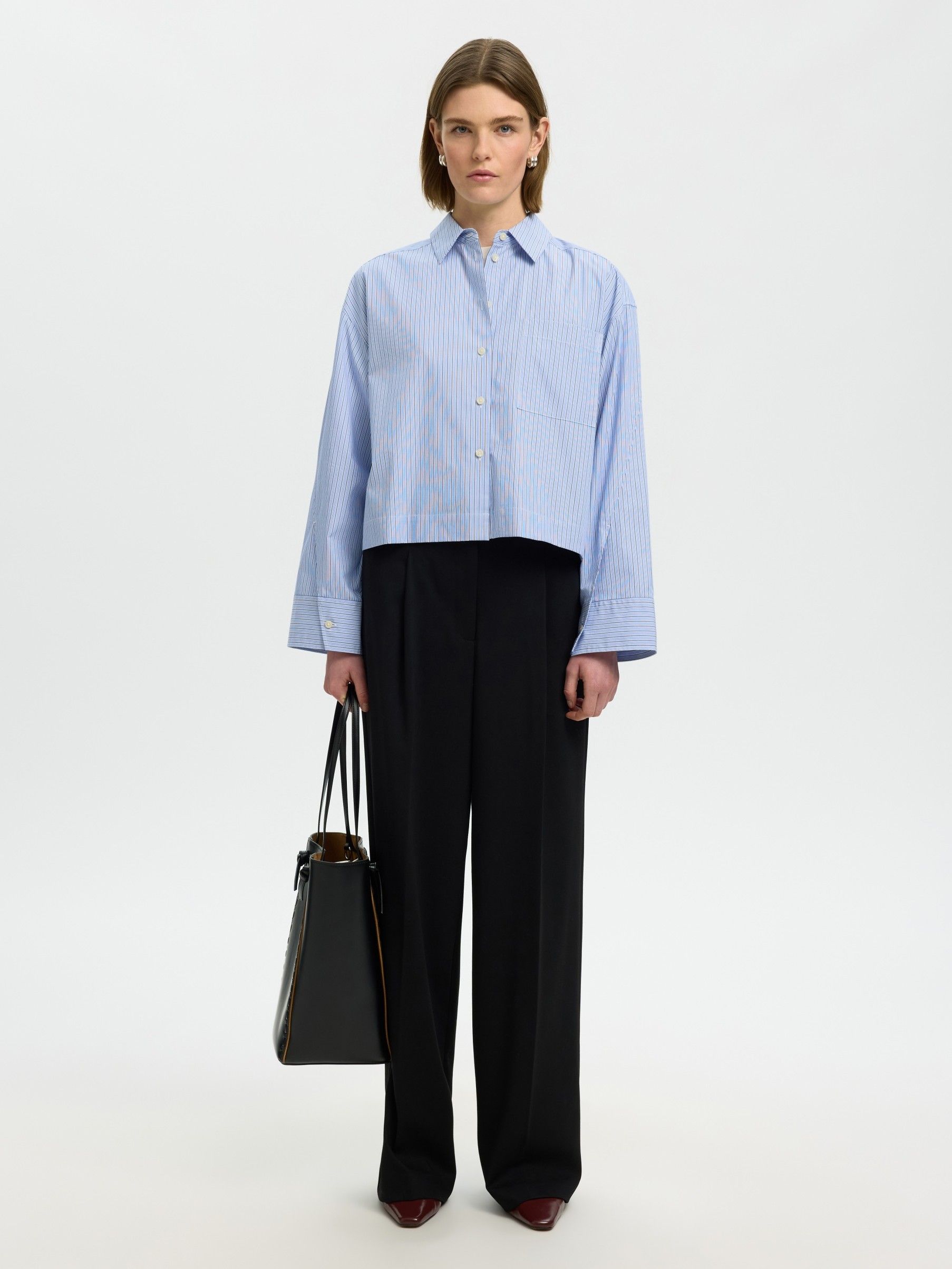 SELECTED FEMME - BLOUSE - Blauw