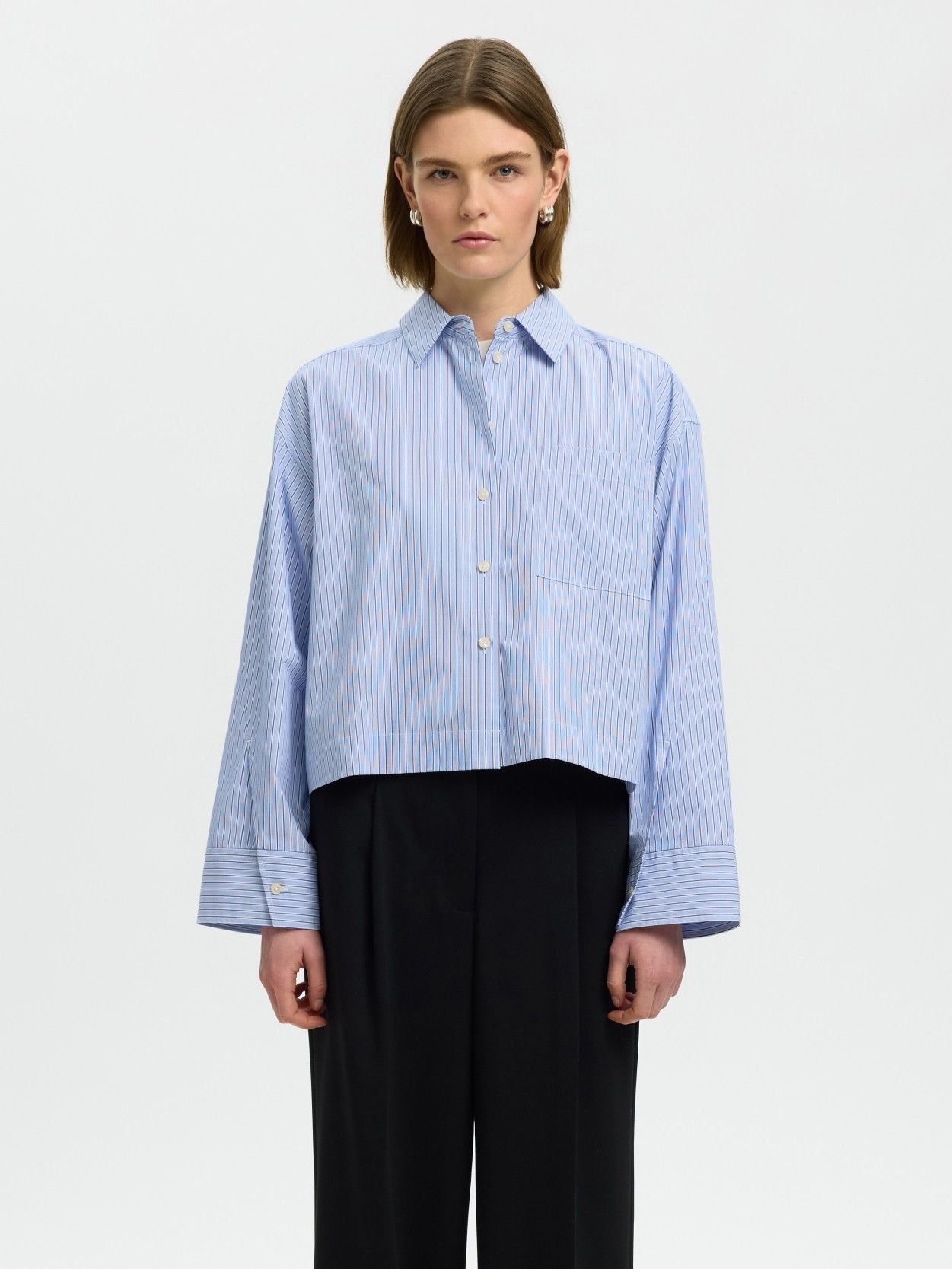 SELECTED FEMME - BLOUSE - Blauw