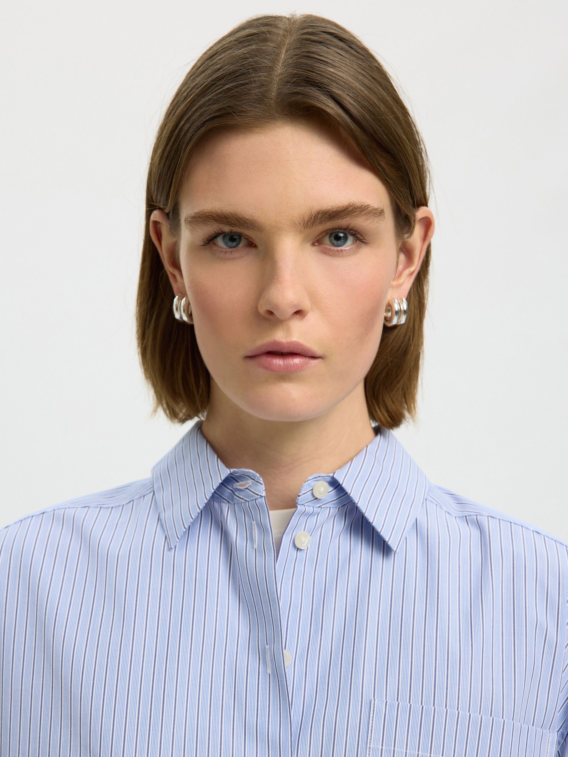 SELECTED FEMME - BLOUSE - Blauw