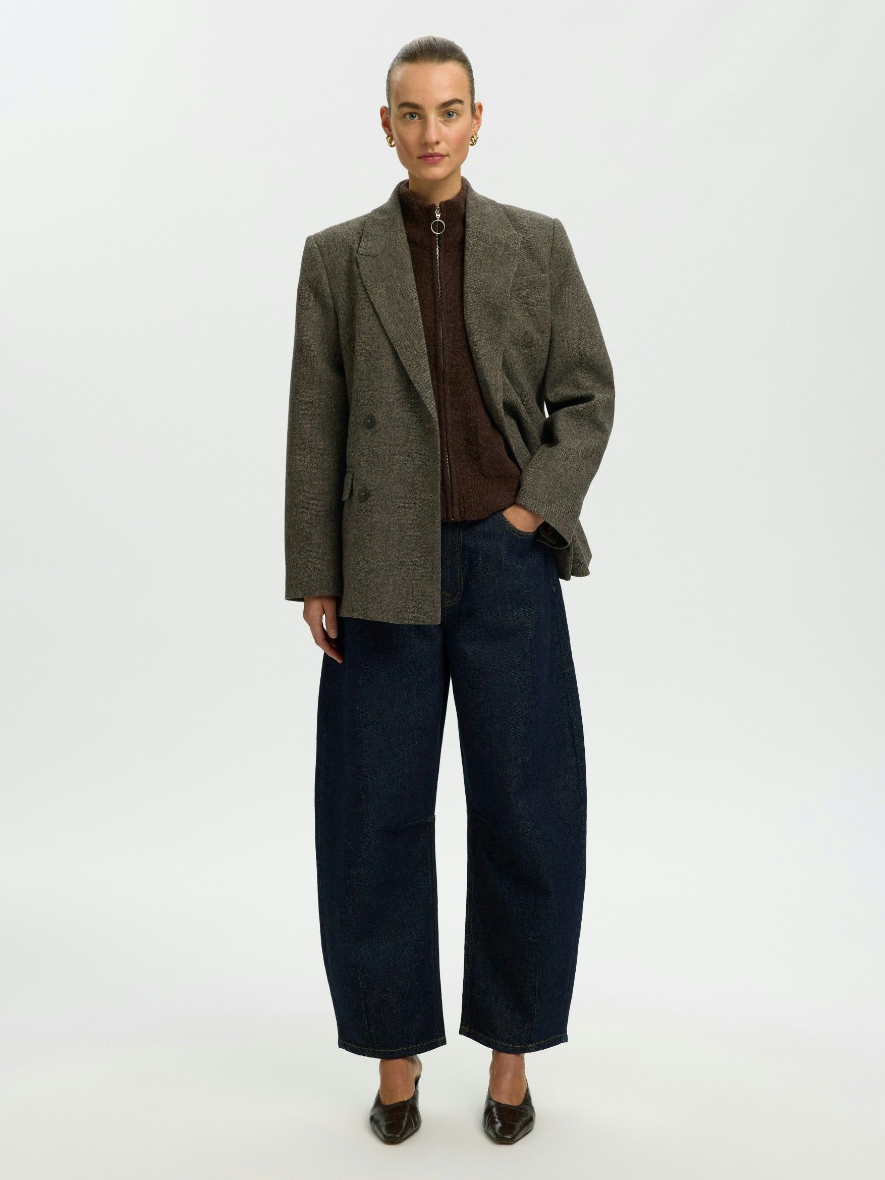 SELECTED FEMME - VEST - Bruin