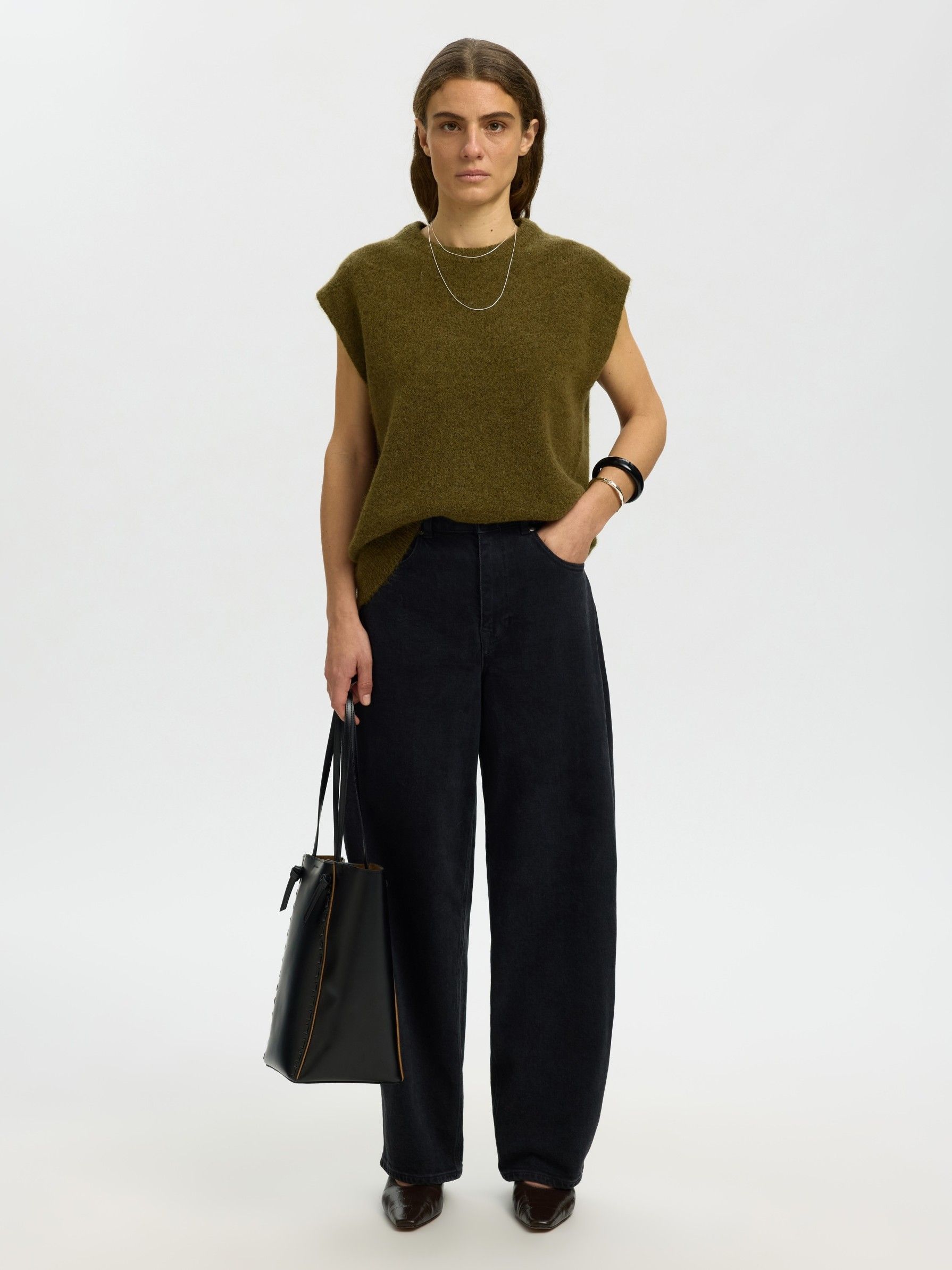 SELECTED FEMME - SPENCER - Groen