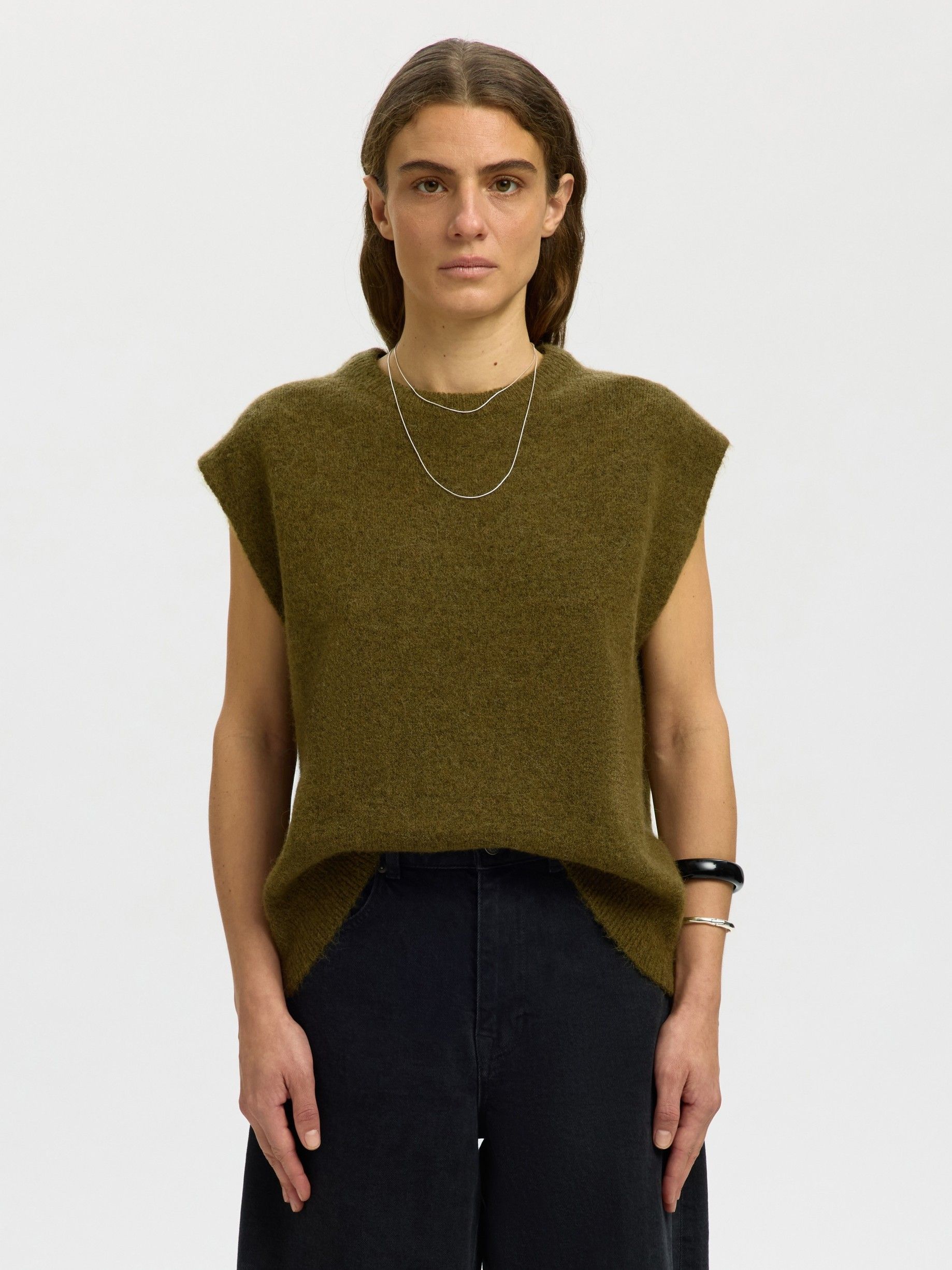 SELECTED FEMME - SPENCER - Groen