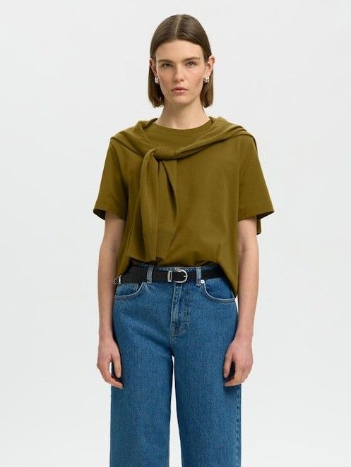 SELECTED FEMME - SHIRT - Groen
