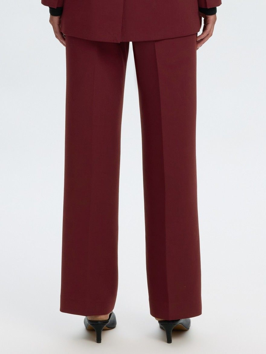SELECTED FEMME - BROEK - Rood