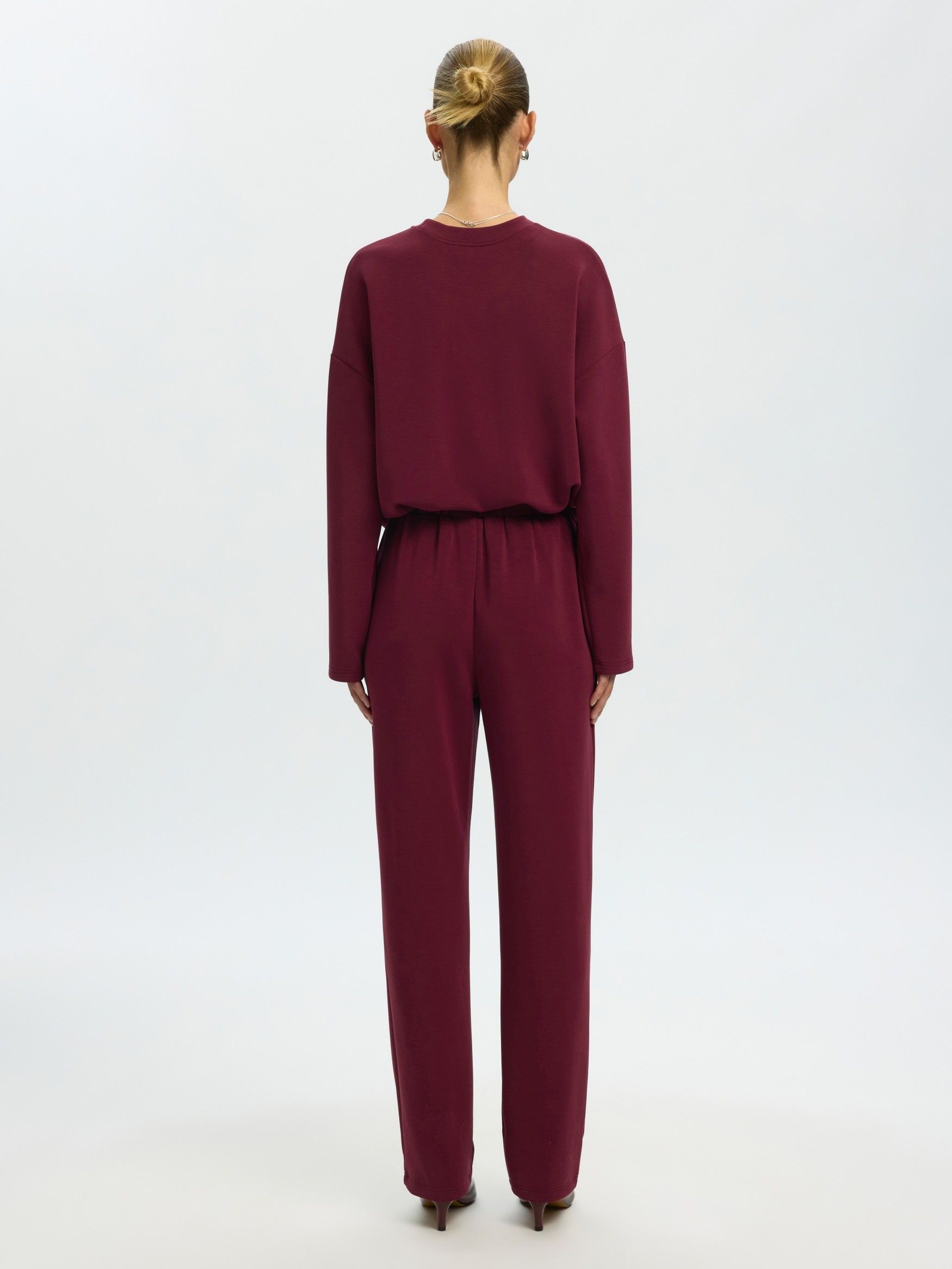 SELECTED FEMME - BROEK - Rood